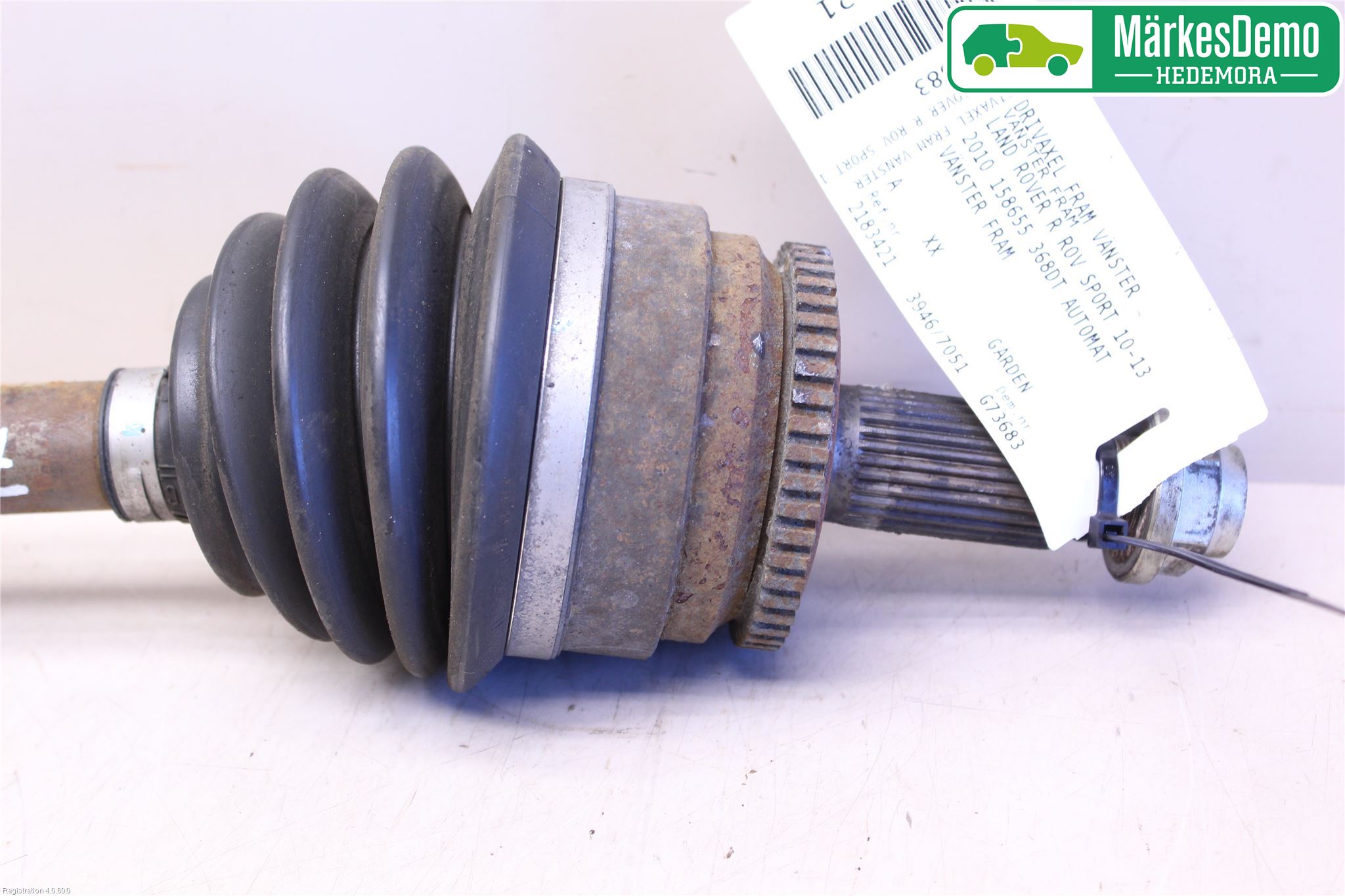 Landrover RANGE ROVER SPORT (L320) 10-13 Drivaksel Foran Kompl Venstre