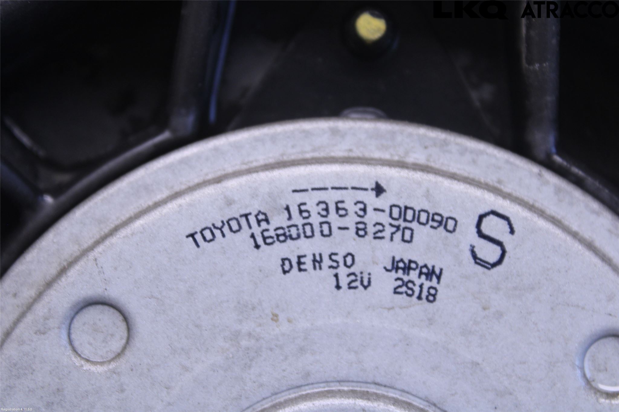 Toyota YARIS XP130 15-20 Kjølevifte Elektrisk