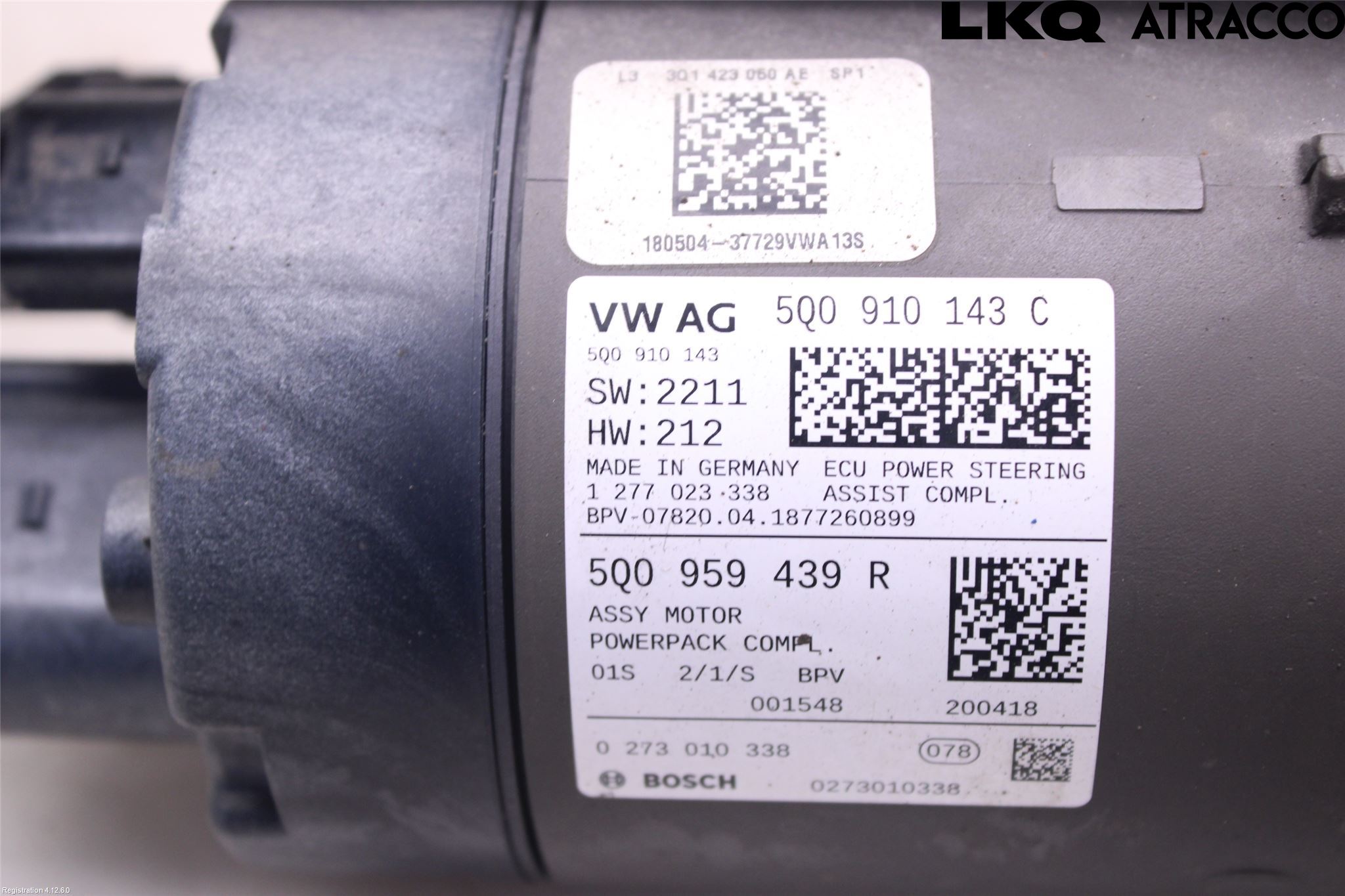 Volkswagen VW PASSAT 15-19 Styrväxel/Snäcka Elektrisk