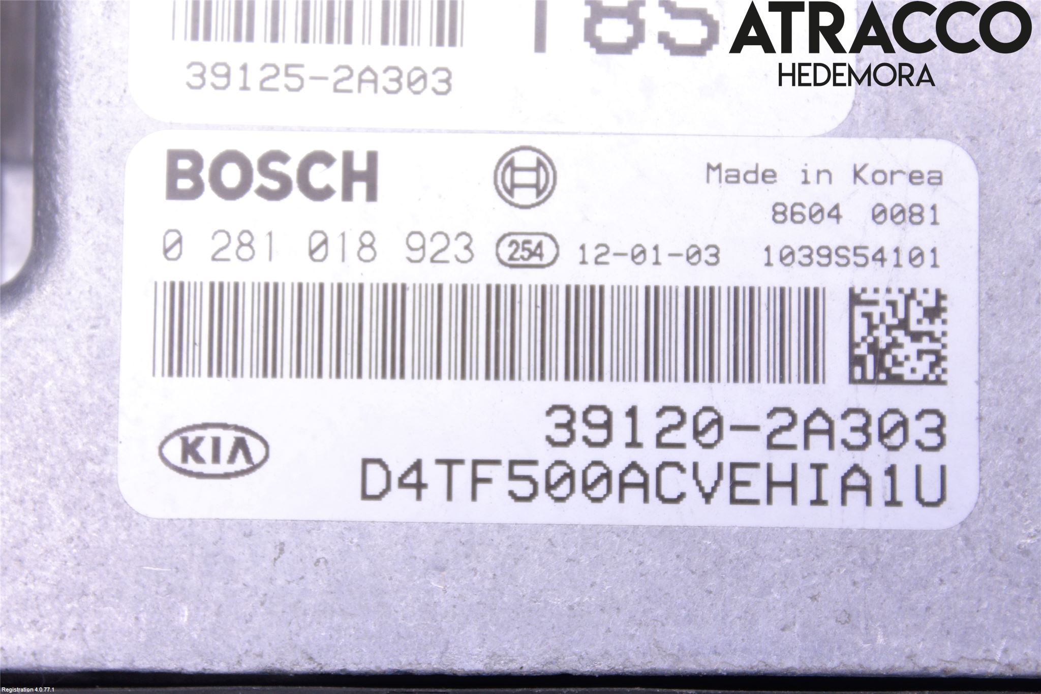 Kia OPTIMA 00-15 Styreenhet Dieselpumpe