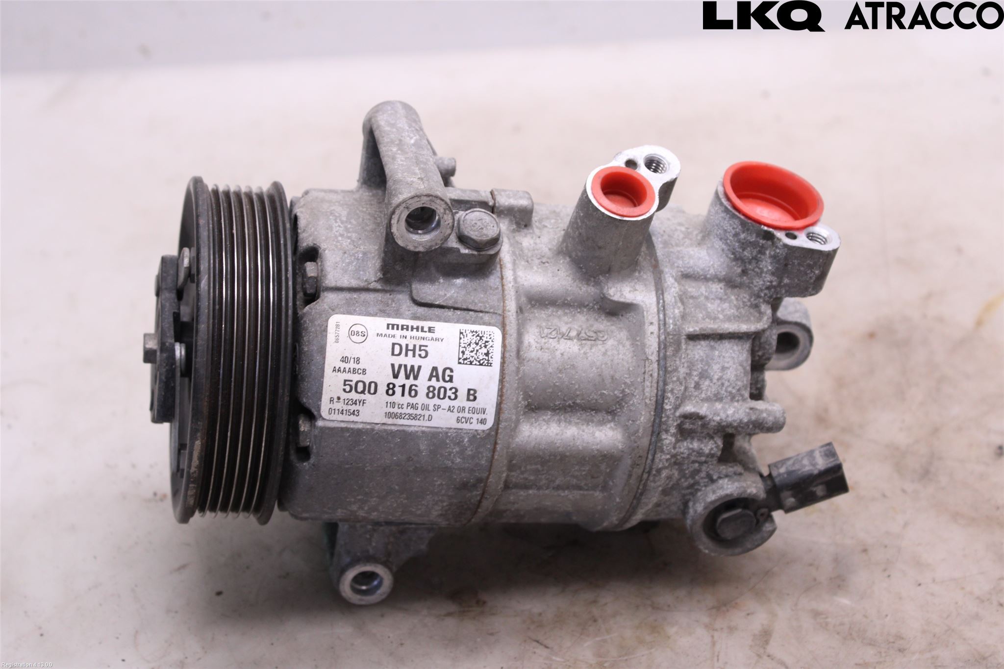 Volkswagen VW GOLF / E-GOLF VII 13-20 Varme Ac Kompressor