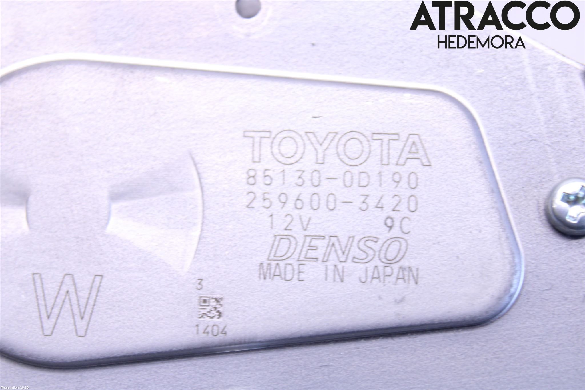 Toyota YARIS XP130 15-20 Viskermotor Bakluke