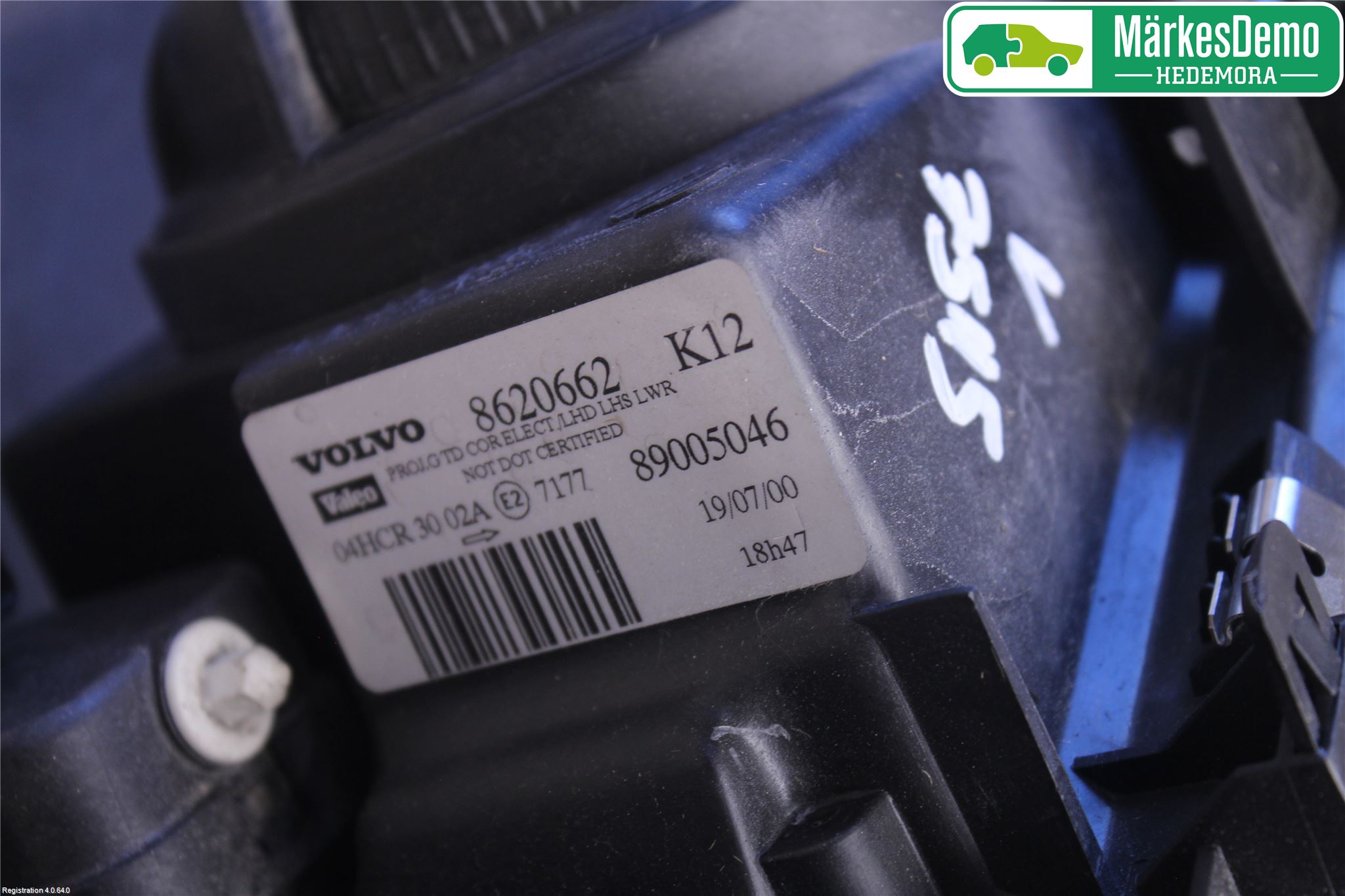 Volvo S80 99-03 Frontlykt Venstre
