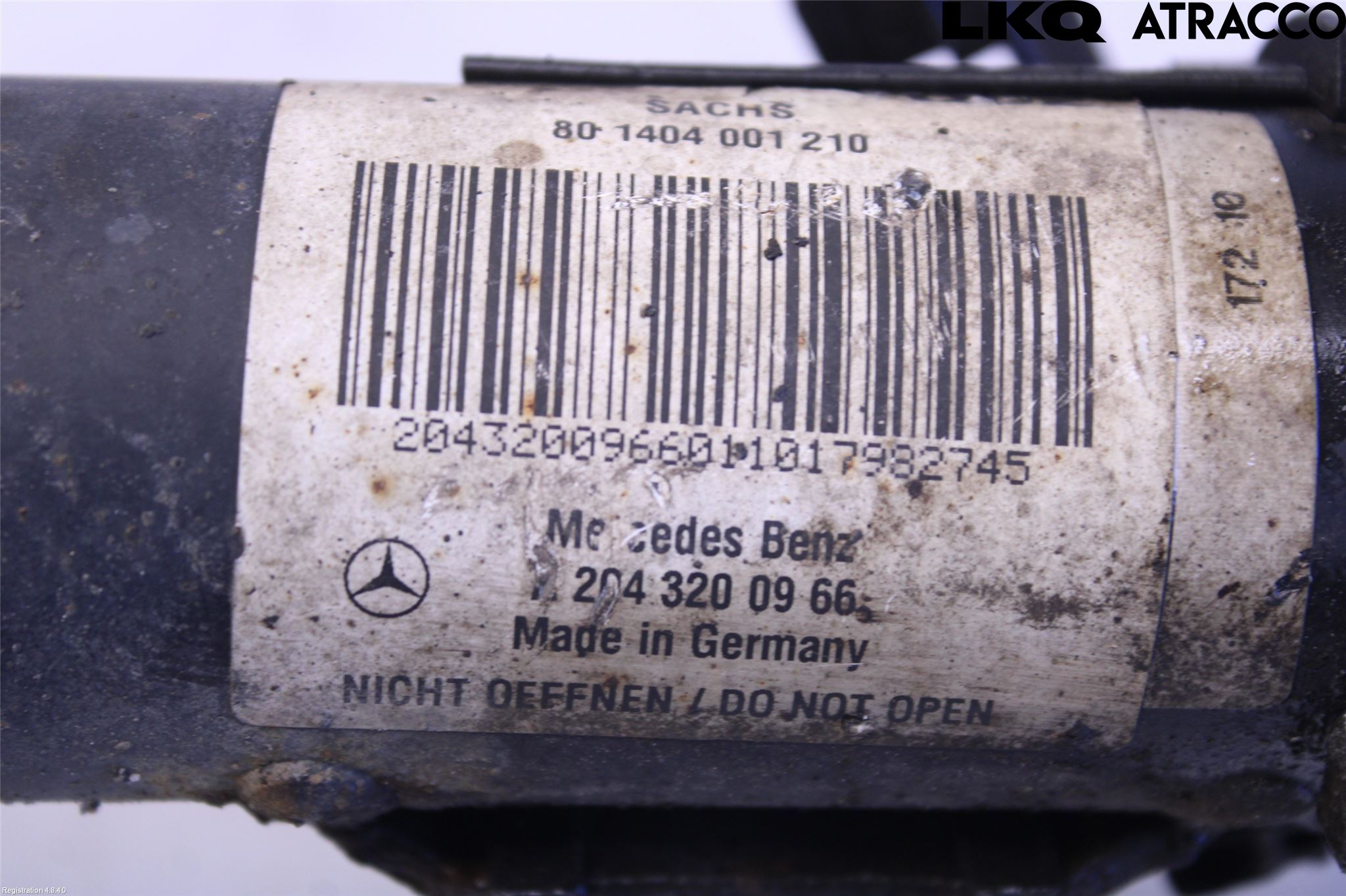 Mercedes-Benz MB C-KLASS (W204) 07-15 Fjærbein Foran Venstre