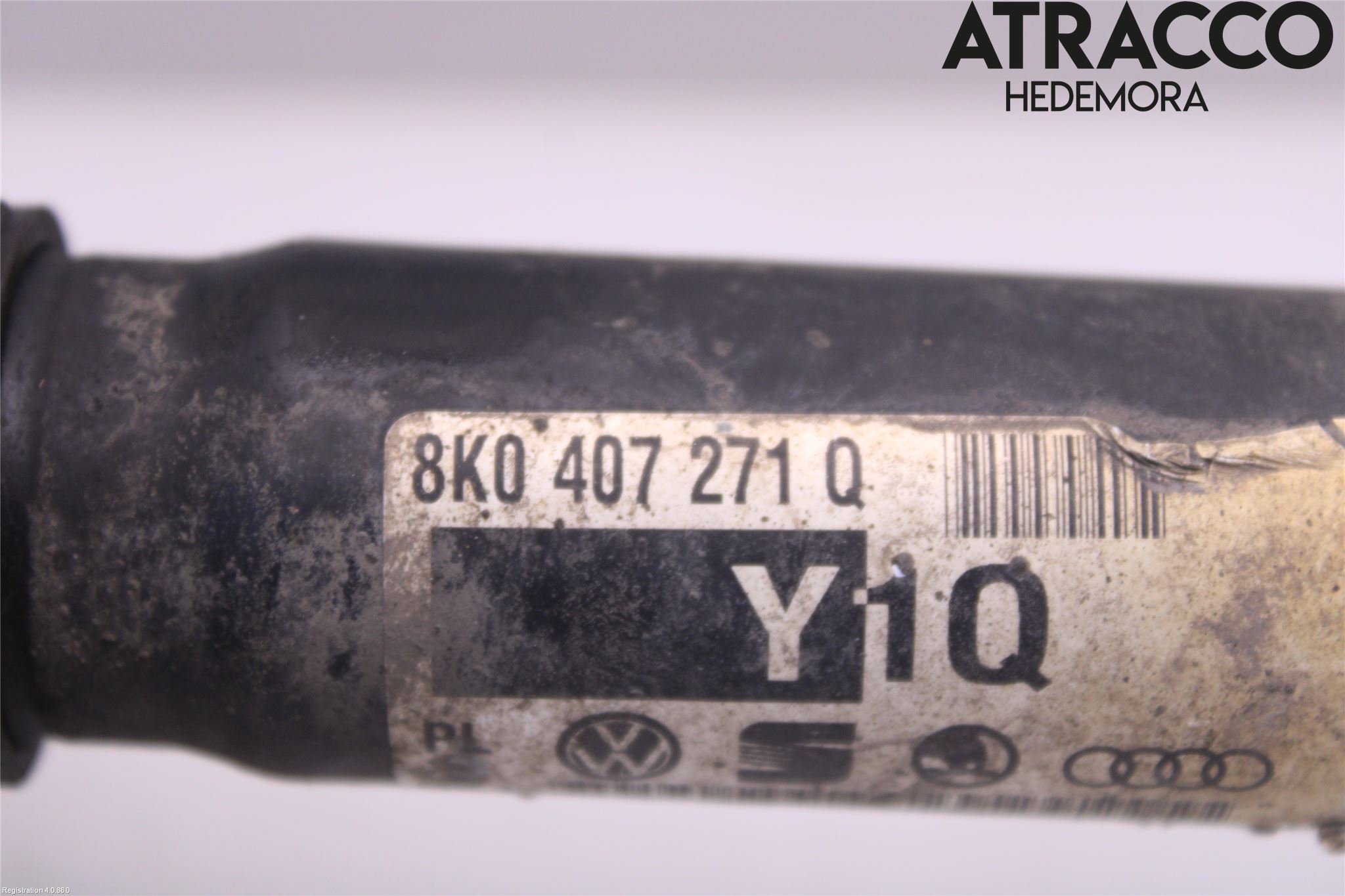 Audi A4/S4 08-11 Drivaksel Foran Kompl Venstre
