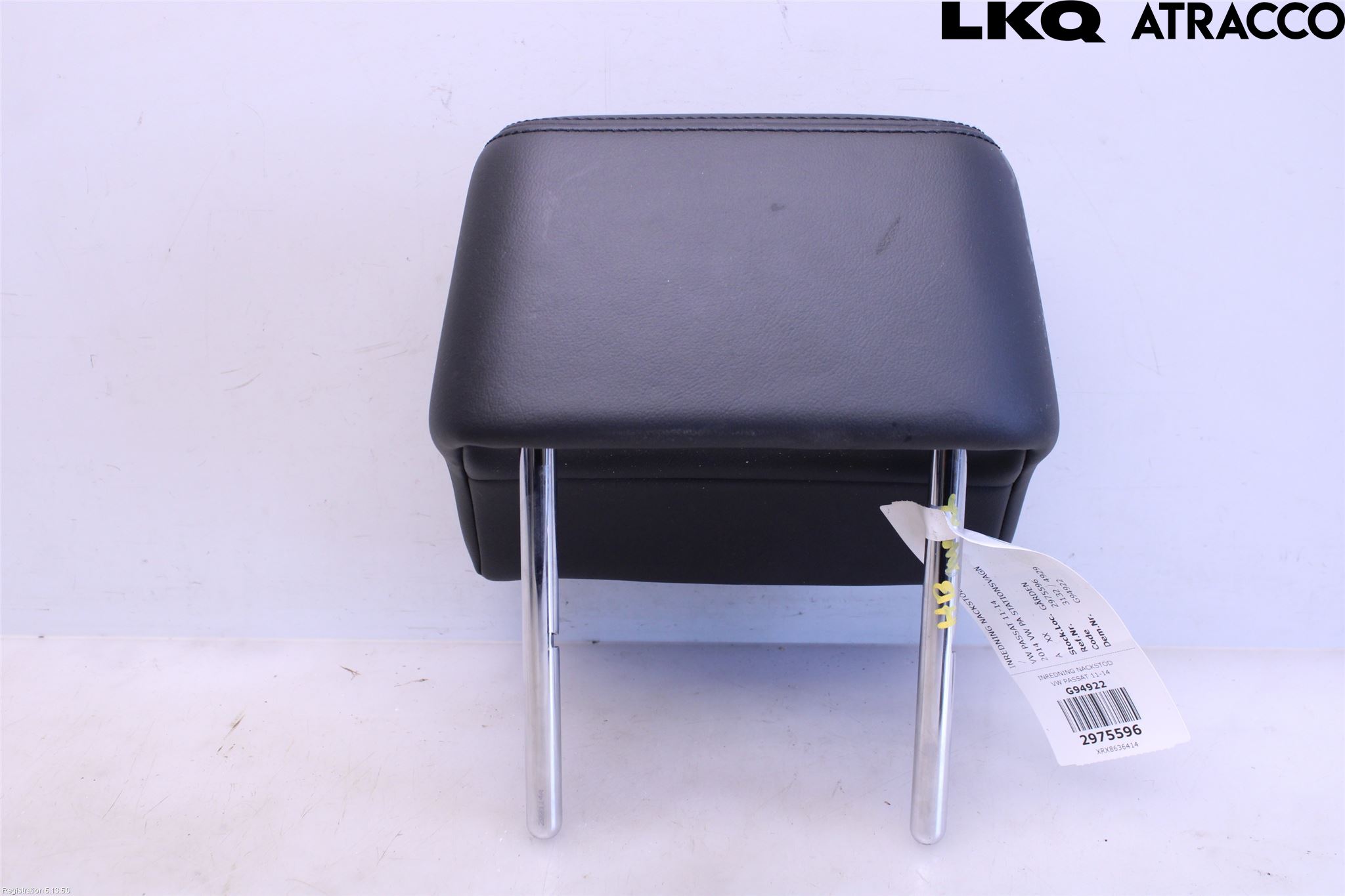 Volkswagen VW PASSAT 11-14 Innr Nakkestøtte
