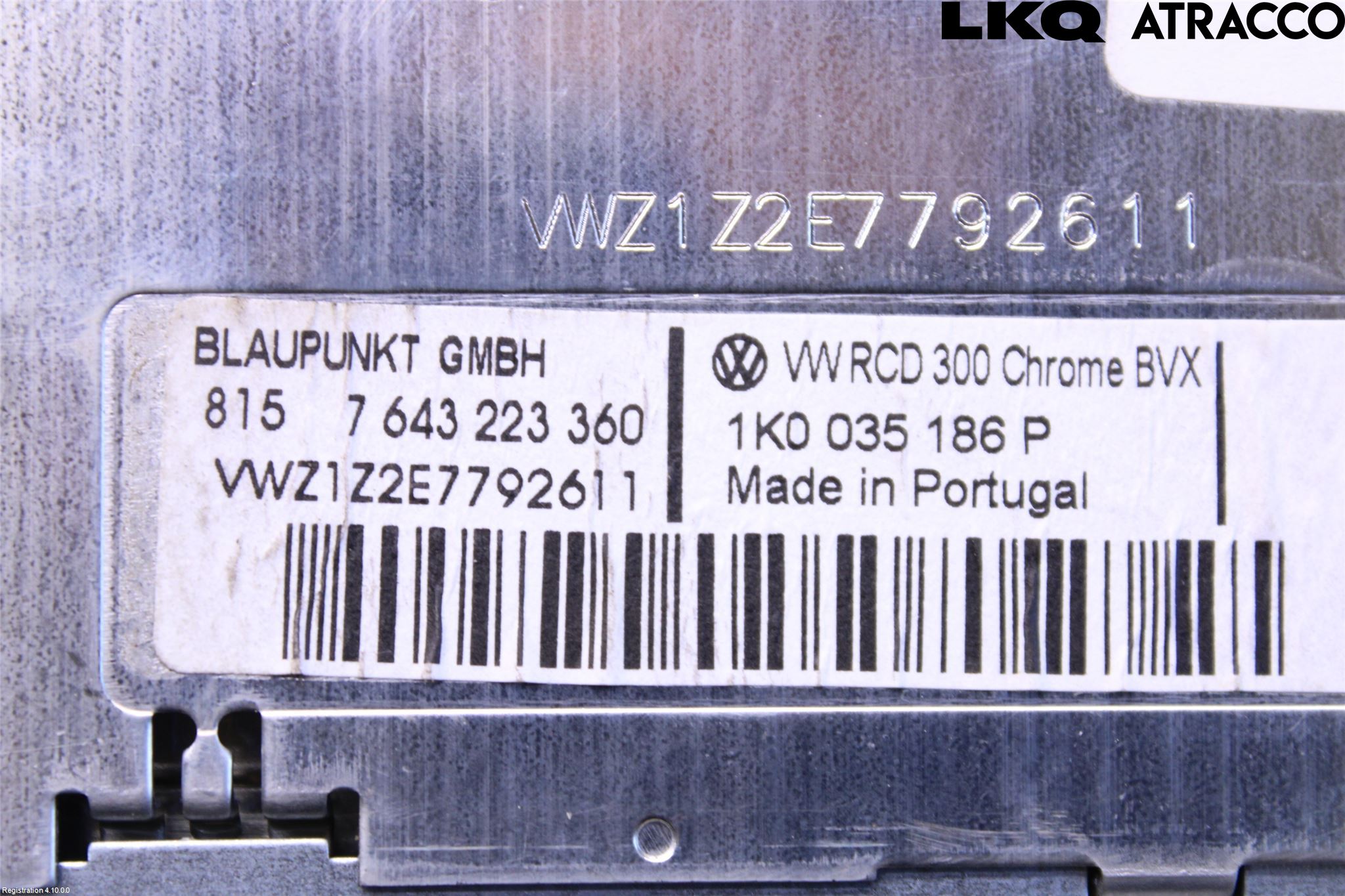 Volkswagen VW GOLF V 04-09 Stereo Radio Med Cd