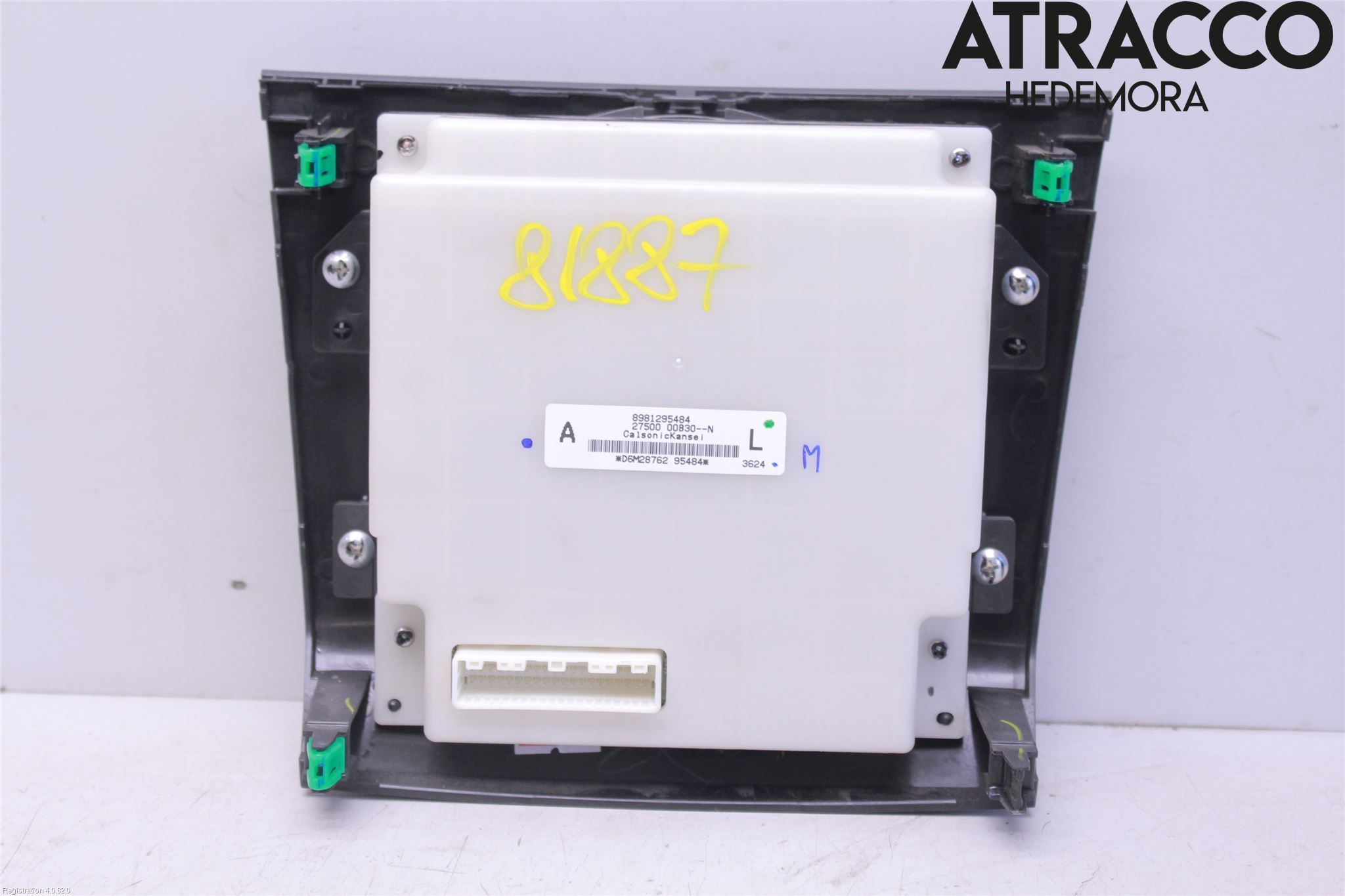 Isuzu D-MAX Varme Ac Betjening-Display