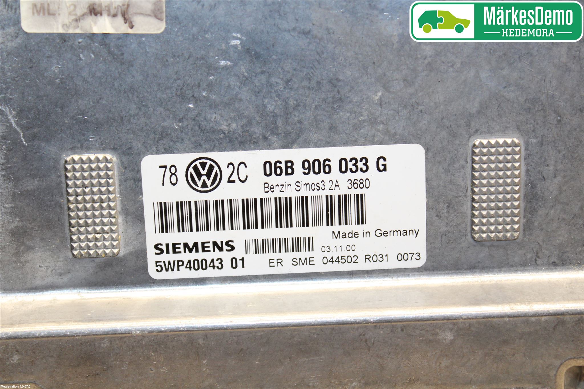 Volkswagen VW PASSAT 01-05 Styreenhet Innsprøytning