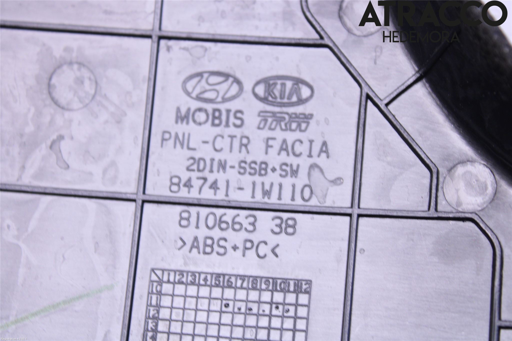 Kia RIO 12-16 Instrument Ramme