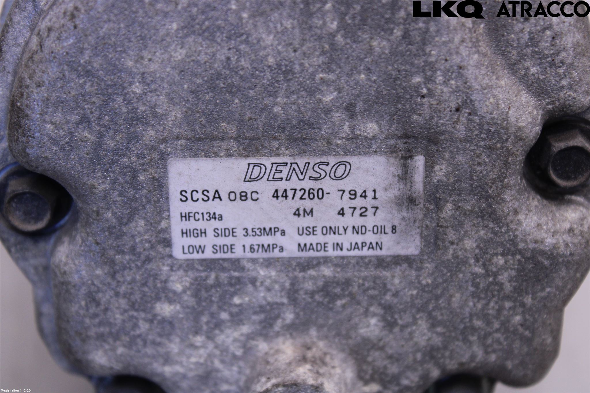 Subaru LEGACY 10-14 Varme Ac Kompressor