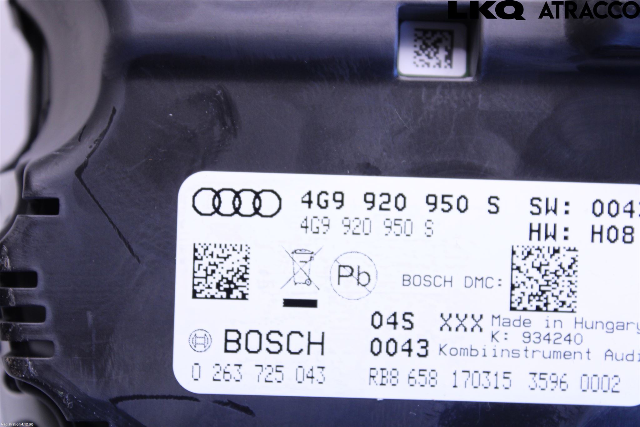 Audi A6 ALLROAD 12-18 Instr Kombinert