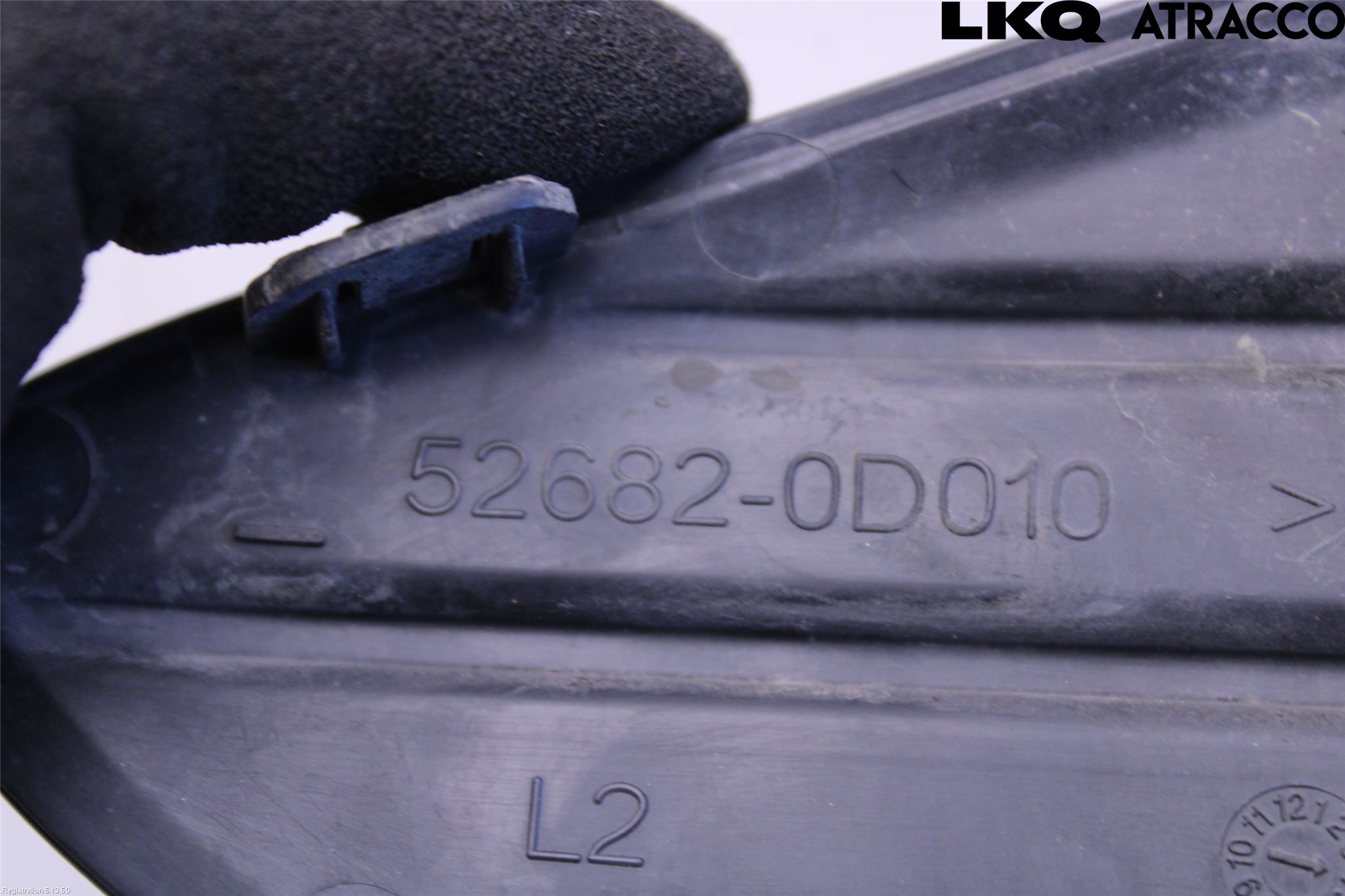 Toyota YARIS XP130 15-20 Støtfanger Bak Hjørne Venstre