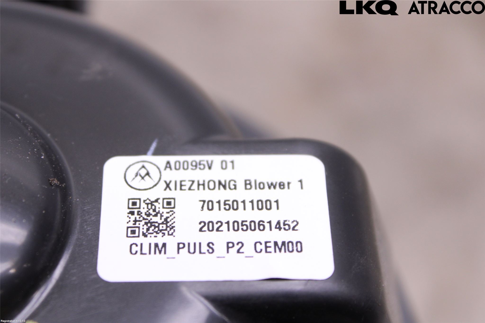 Peugeot 2008/E-2008 20- Varme Ac Varmeapparatvifte