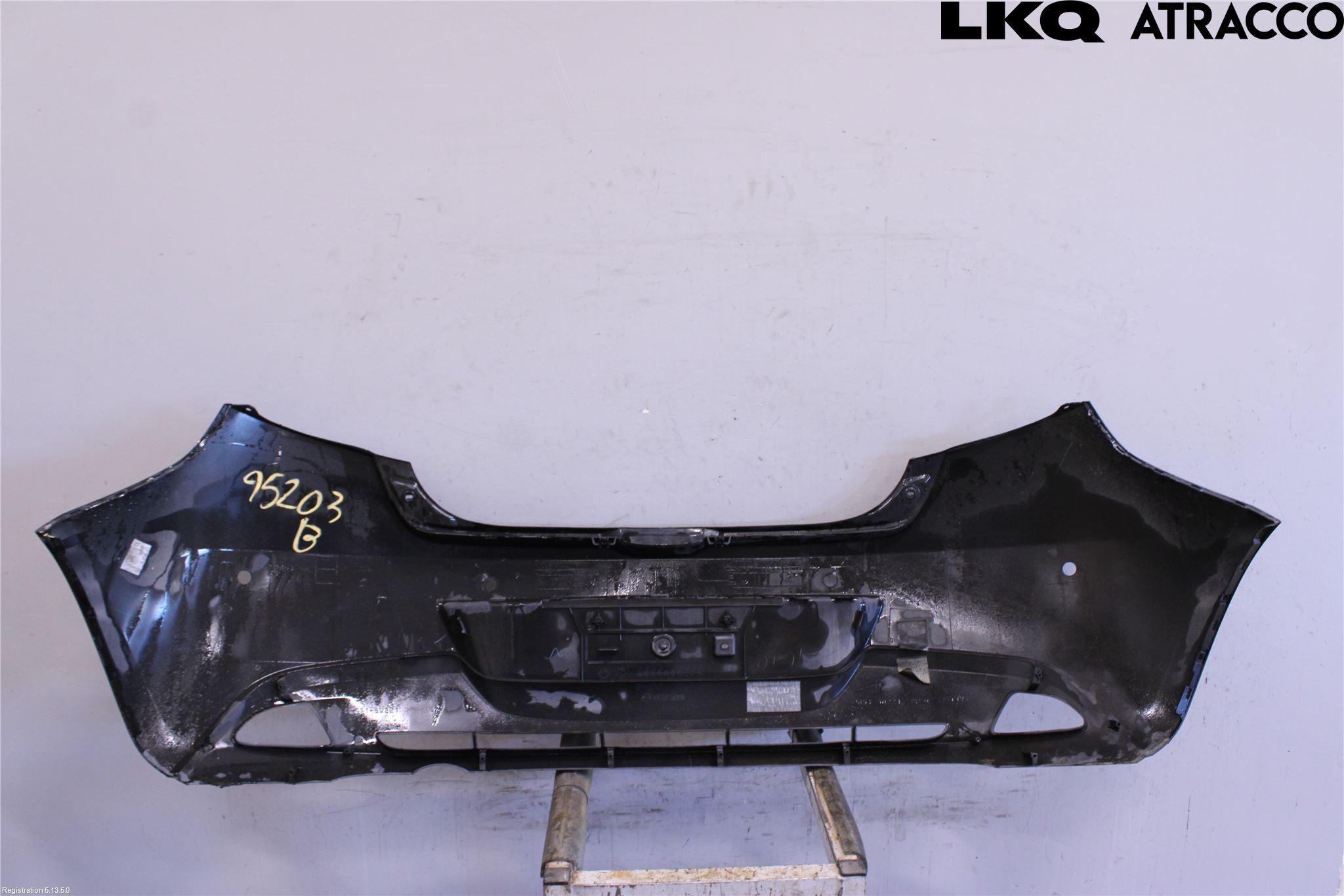 Mazda 2 (DE) 08-15 Støtfanger Bak Overtrekk