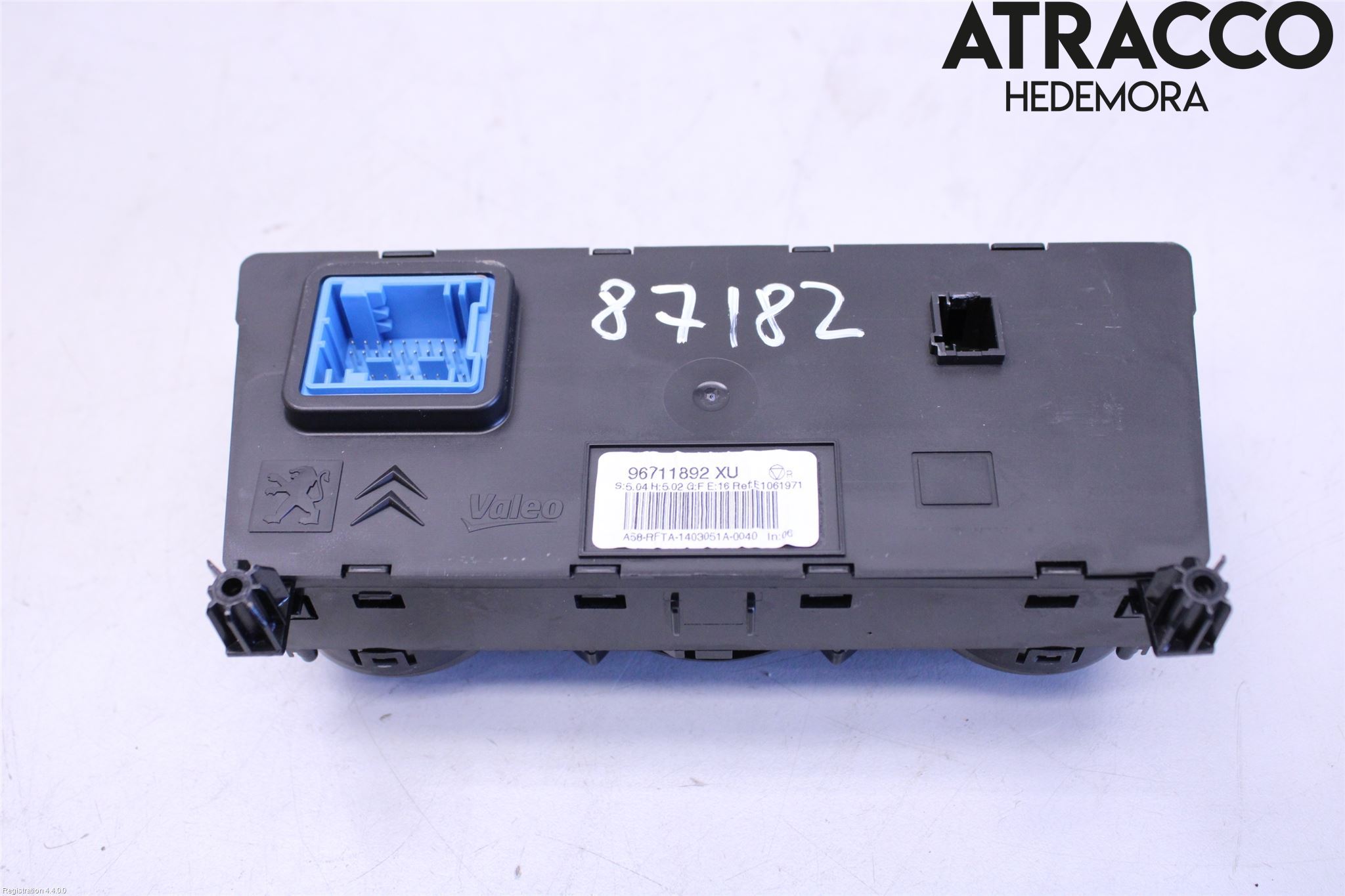 Citroen C3 PICASSO Varme Ac Betjening-Display