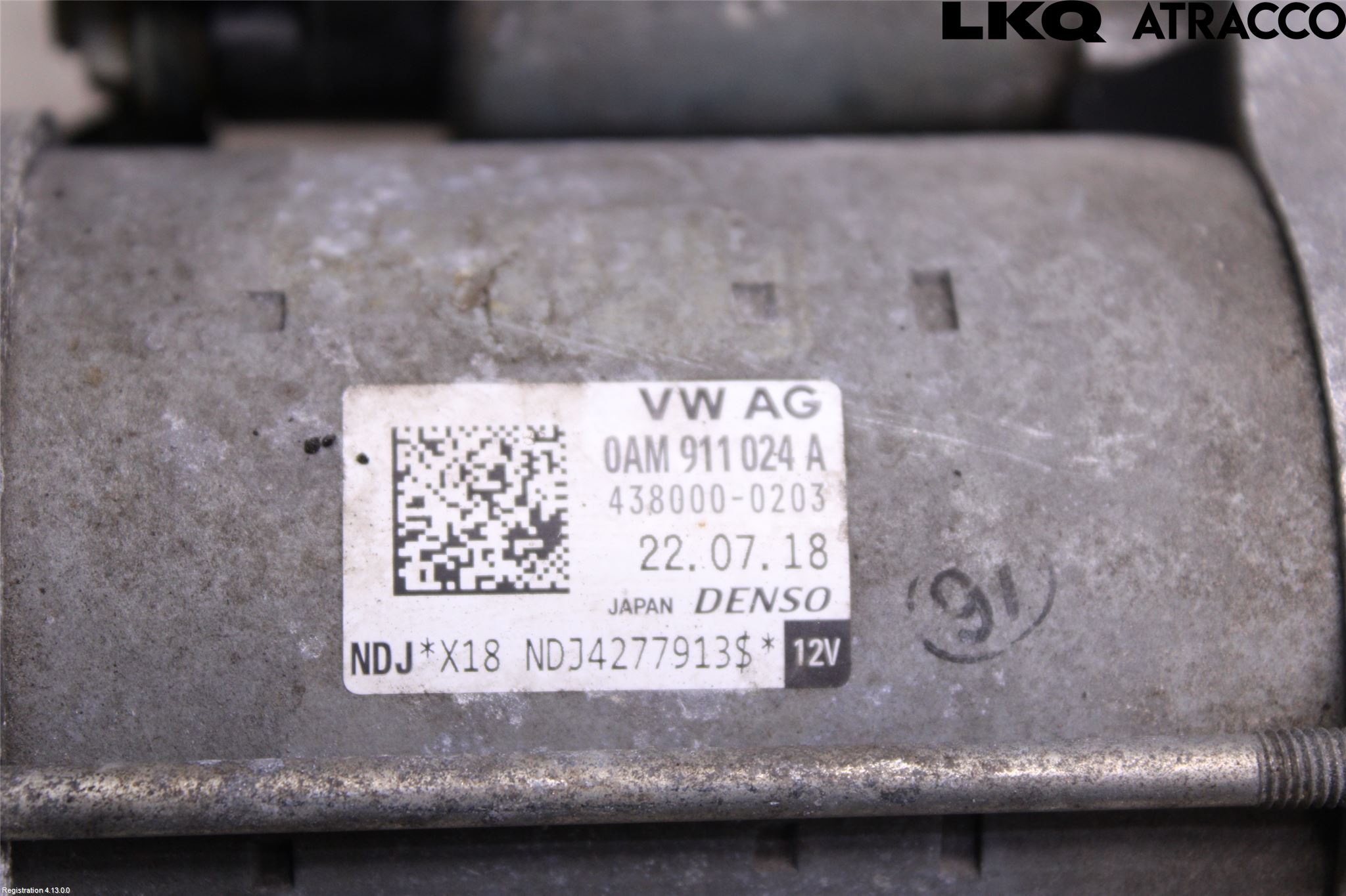 Volkswagen VW GOLF / E-GOLF VII 13-20 Startmotor