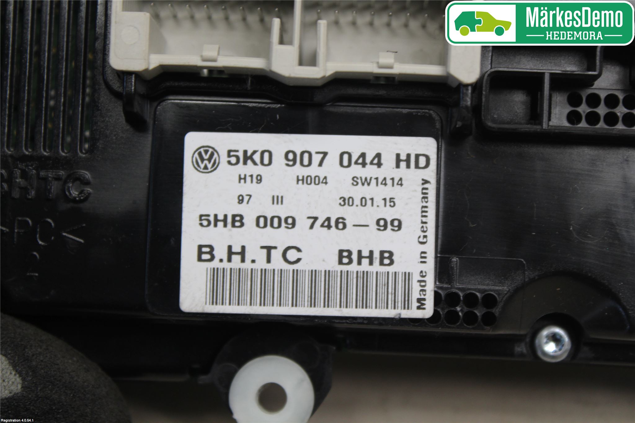 Volkswagen VW TIGUAN 07-16 Varme Ac Betjening-Display