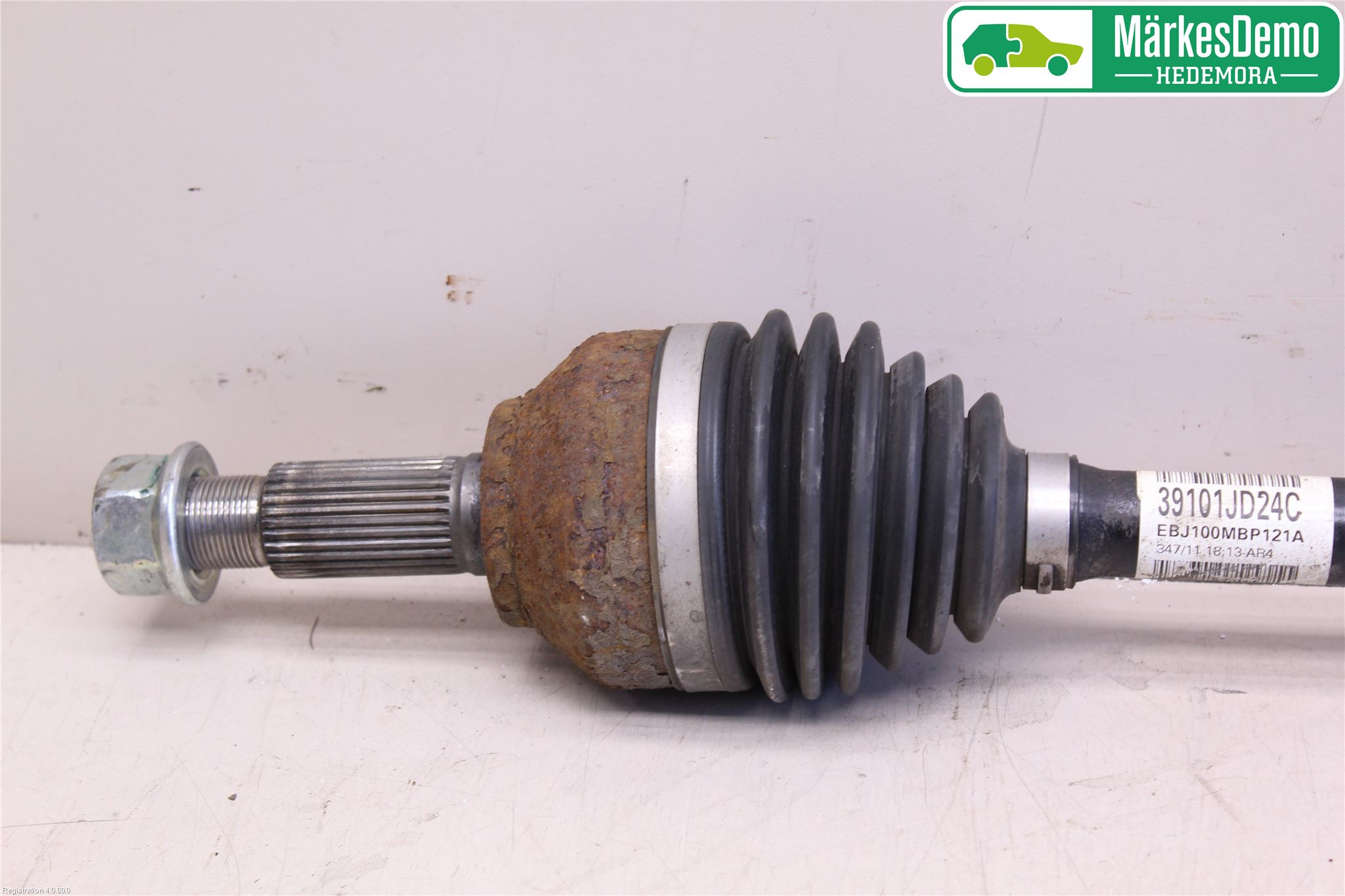 Nissan QASHQAI+2  10-14 Drivaksel Foran Kompl Venstre