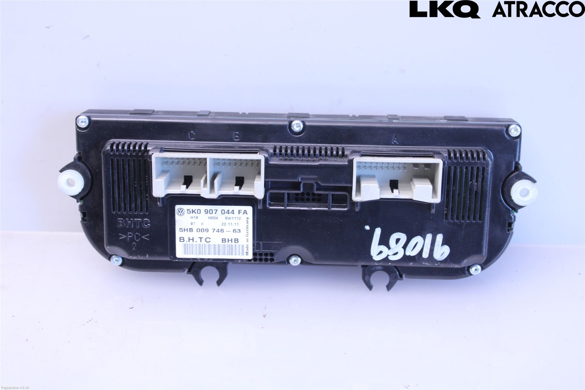 Volkswagen VW GOLF VI 09-13 Varme Ac Betjening-Display