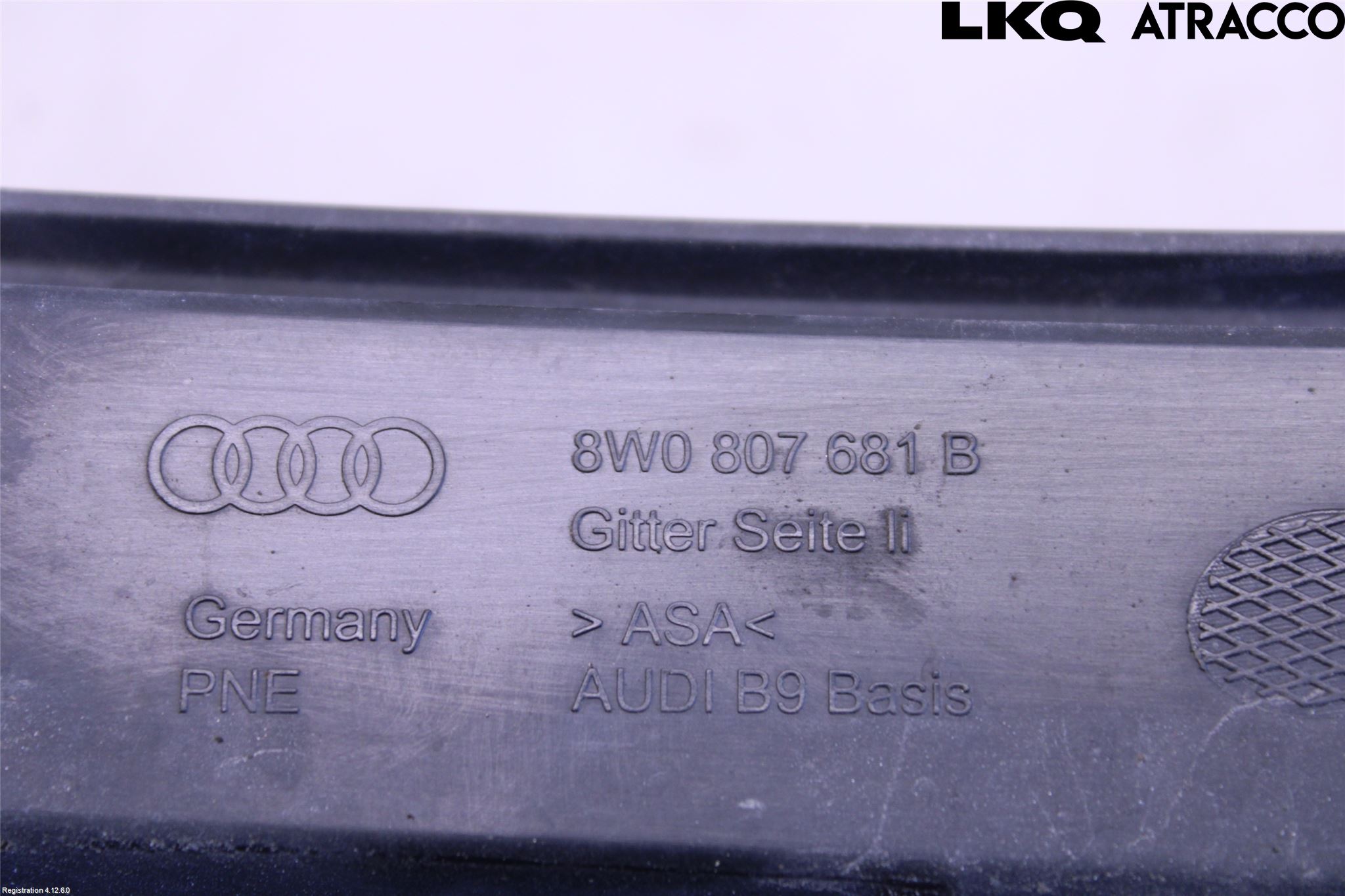 Audi A4/S4 B9 16-19 Grilldel Venstre