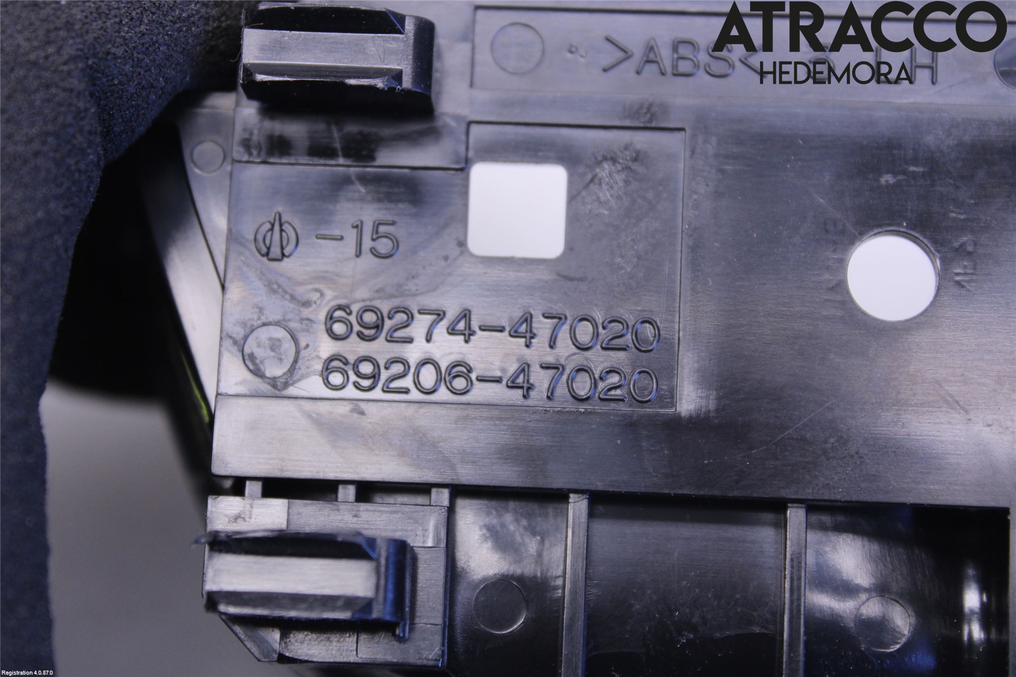 Toyota PRIUS ZVW30 09-20 Innr Dørhandtak V Indre