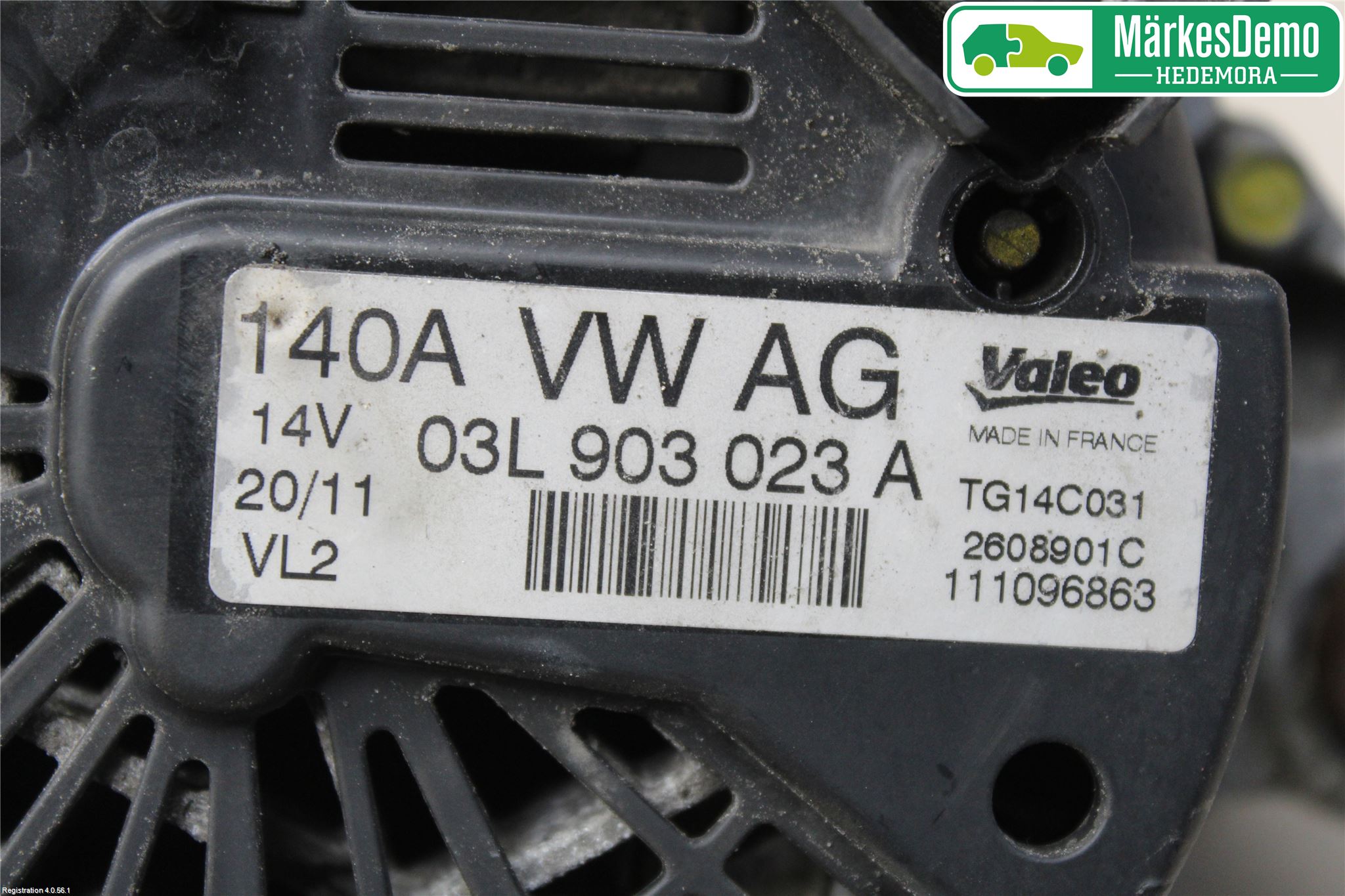 Volkswagen VW TOURAN 10-15 Dynamo