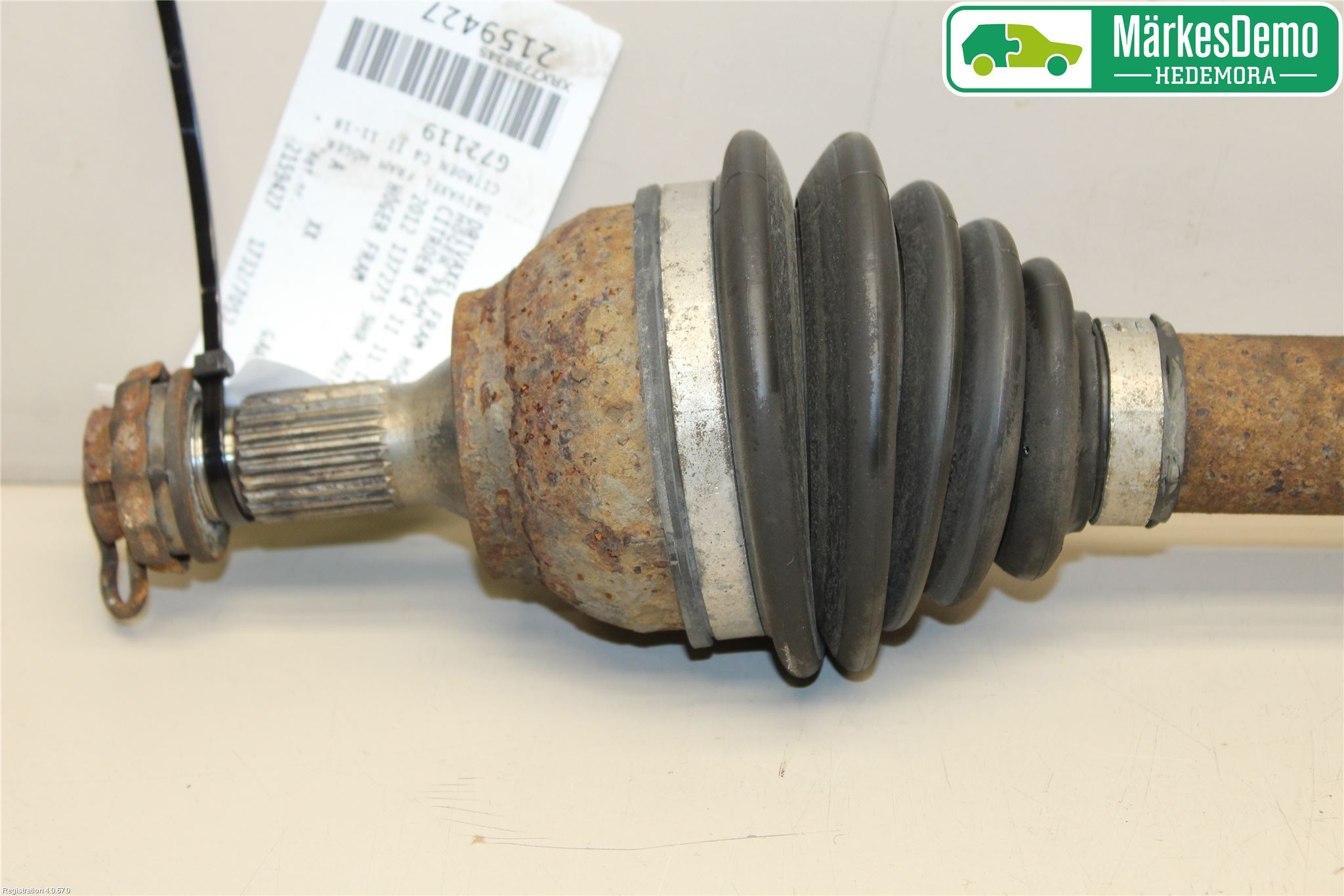 Citroen C4 II 11-18 Drivaksel Foran Kompl Høyre