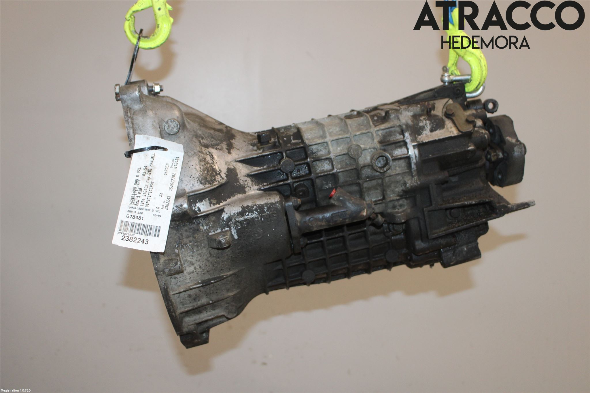 BMW 3 E30 83-94 Gearkasse 5 Trinn