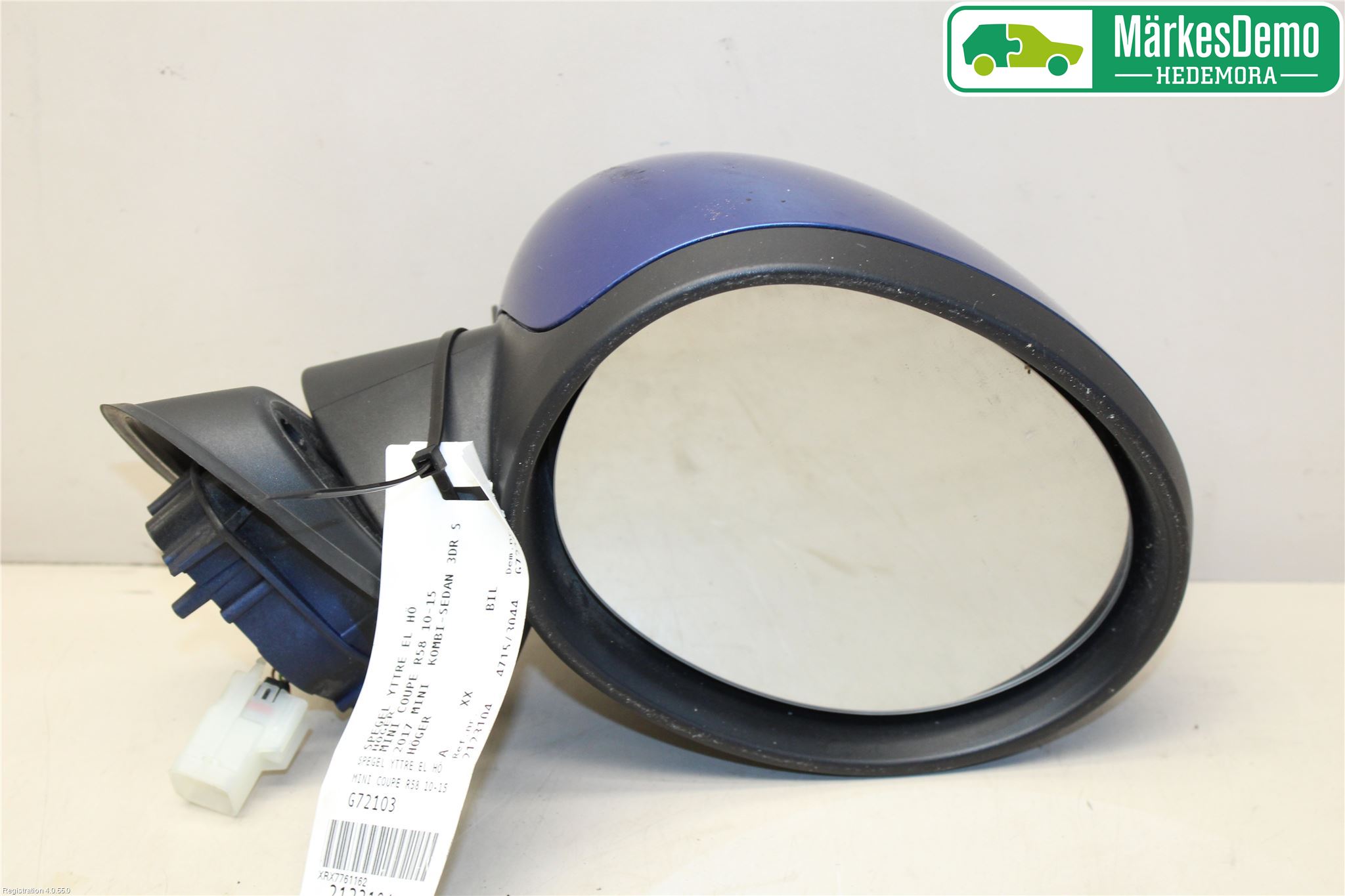 Mini ONE/COOPER 3DR F56 14-24 Speil H M-El Justering