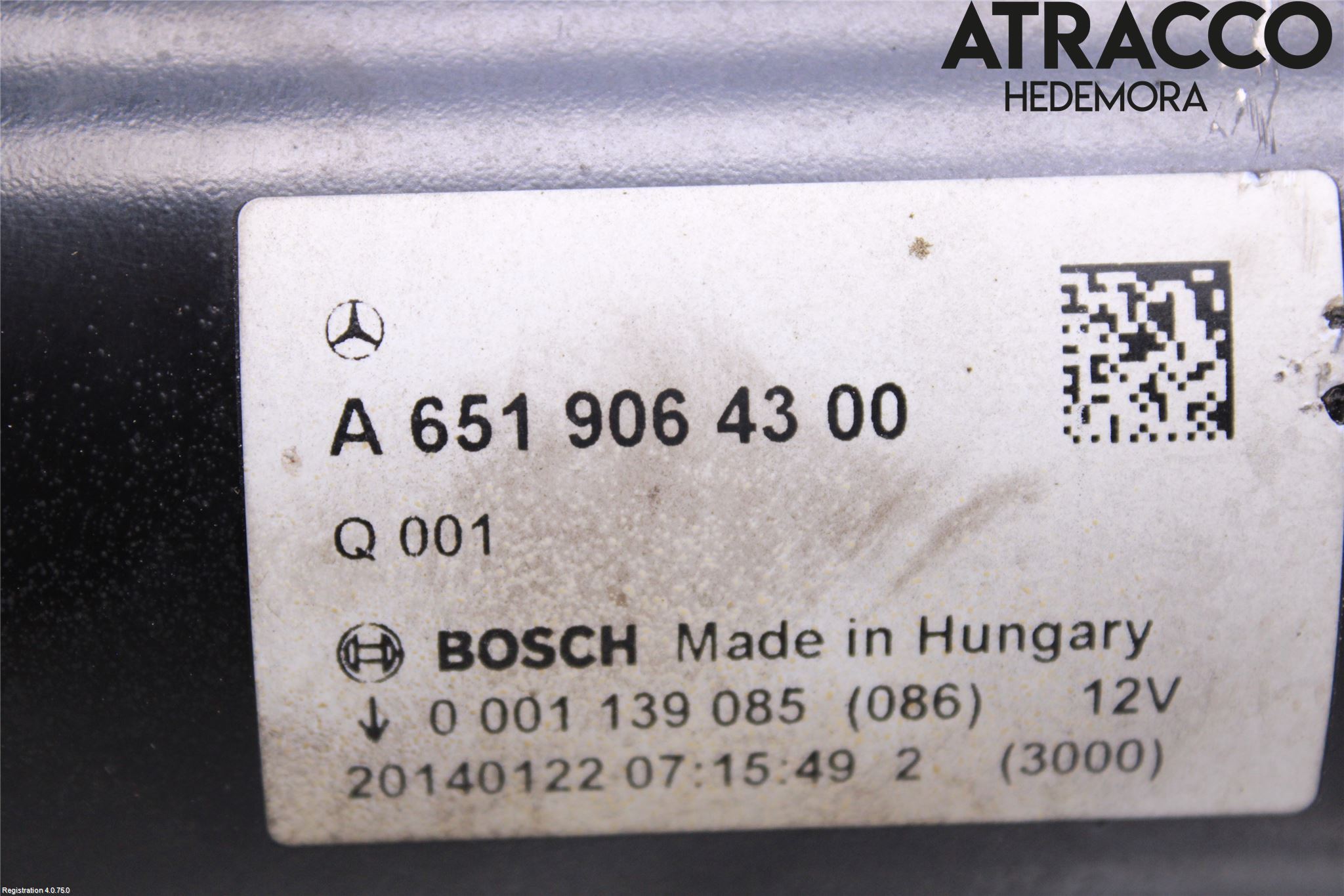 Mercedes-Benz MB C-KLASS (W204) 07-15 Startmotor Diesel