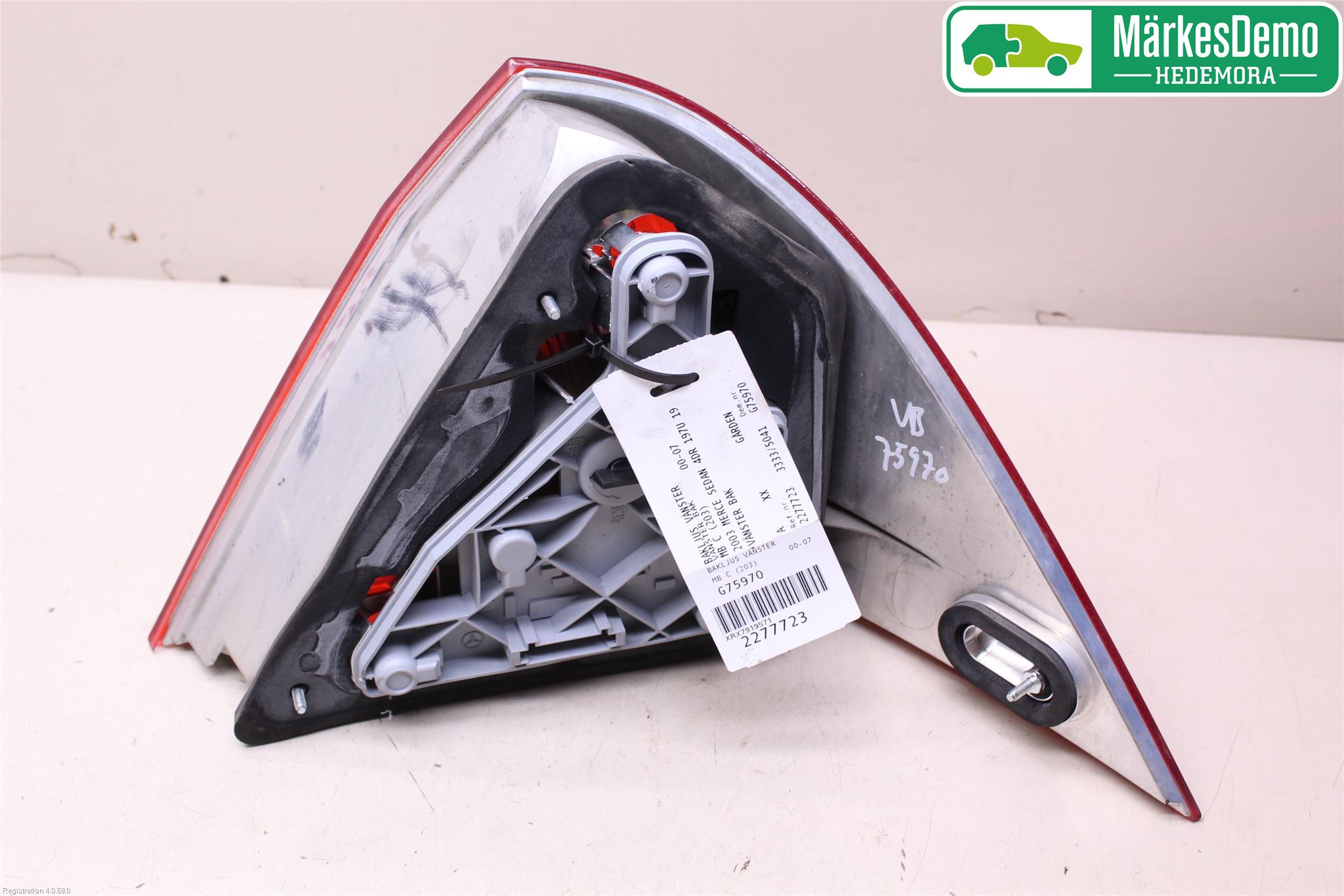 Mercedes-Benz MB C (203) 00-07 Baklykt Venstre