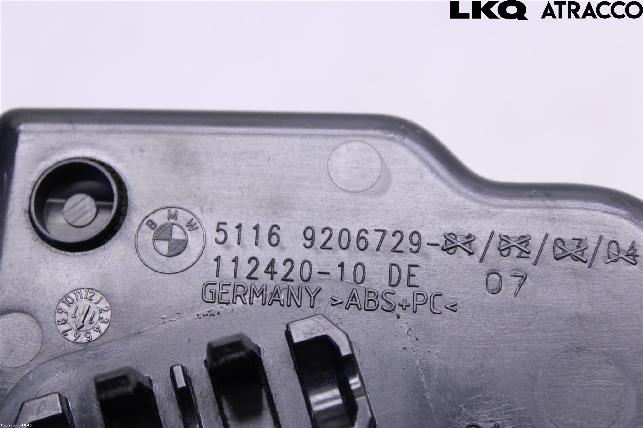 BMW 5 F10/F11/F18 09-17 Innr Konsoll-Lomme