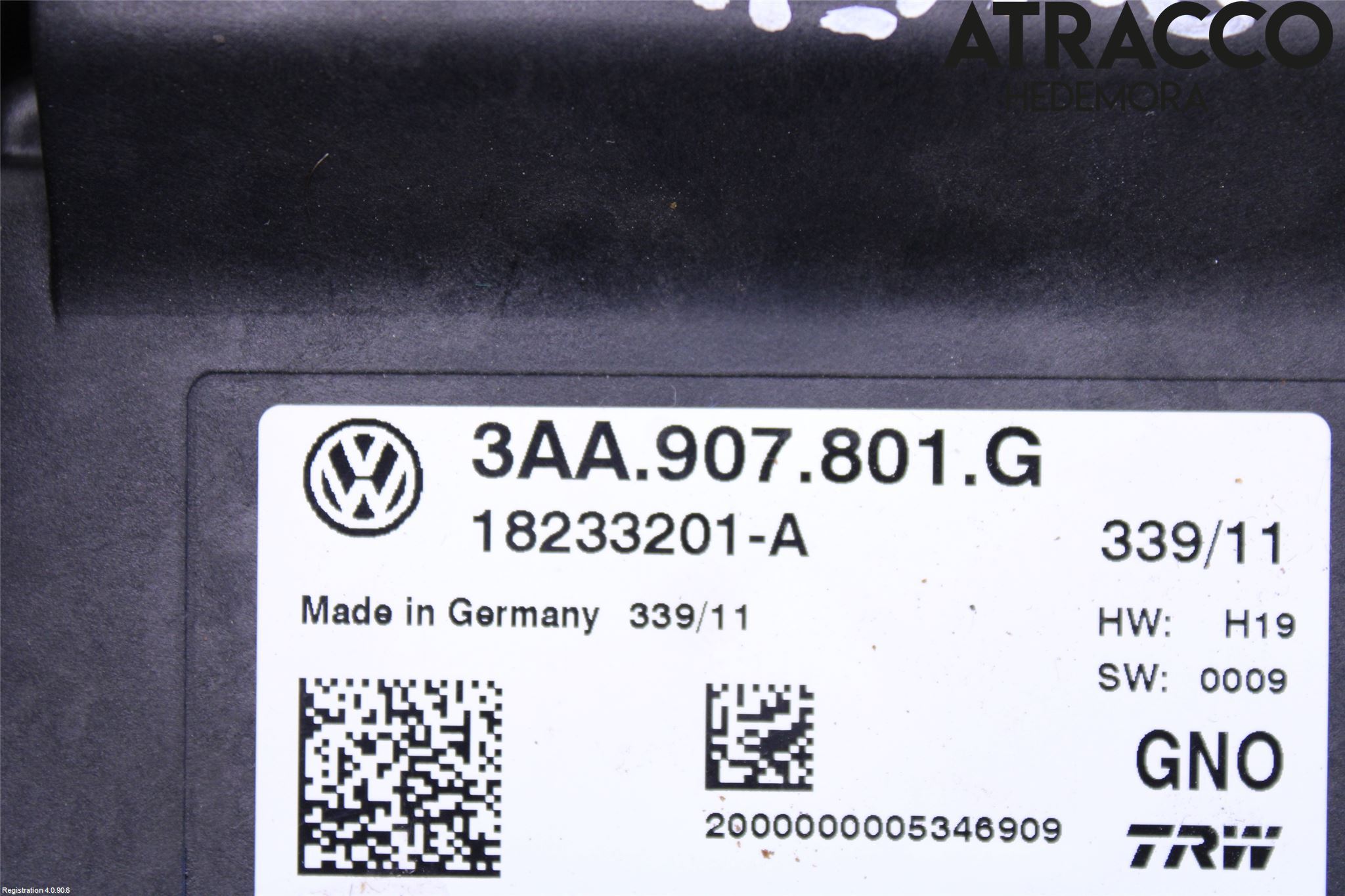 Volkswagen VW PASSAT CC 08-16 Styreenhet Parkering
