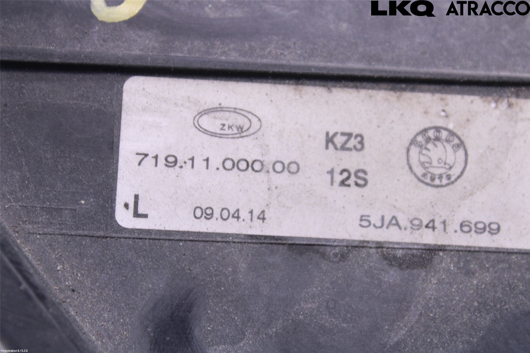 Skoda RAPID Frontlykt-Kurve-Tåkelys
