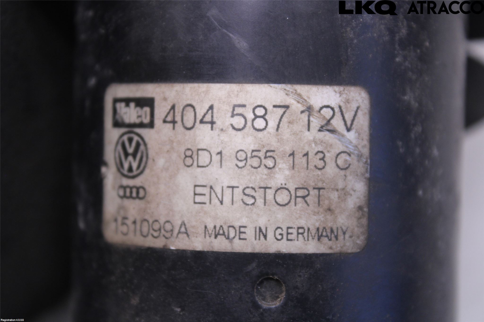 Audi A4/S4 99B-00 Viskermotor Frontrute