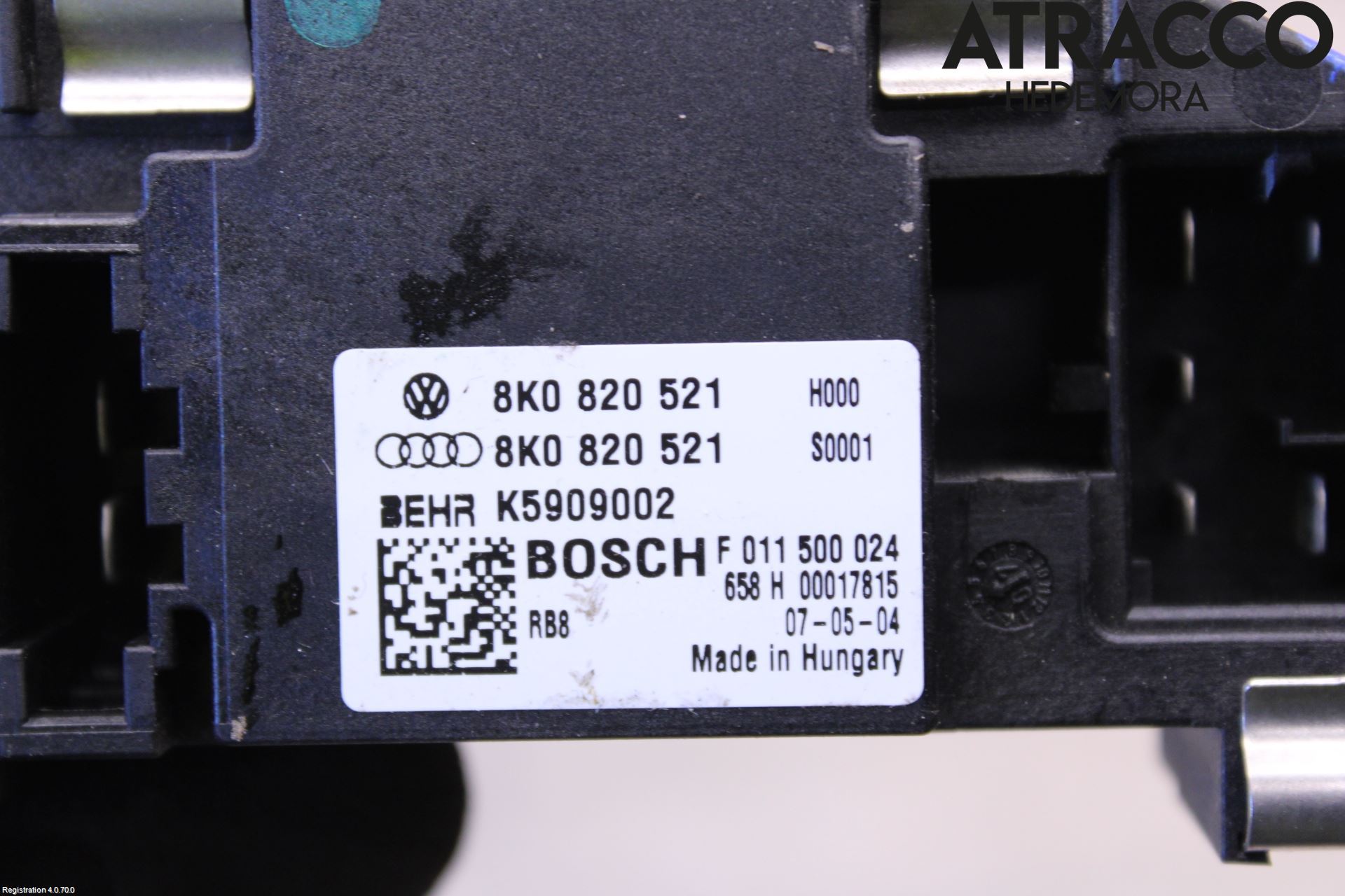 Audi A5 07-16 Varmeapparat Viftemotstand