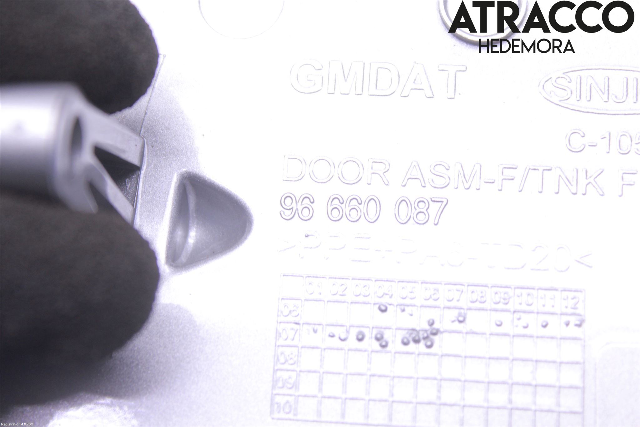 Opel ANTARA Drivstoff Tankluke