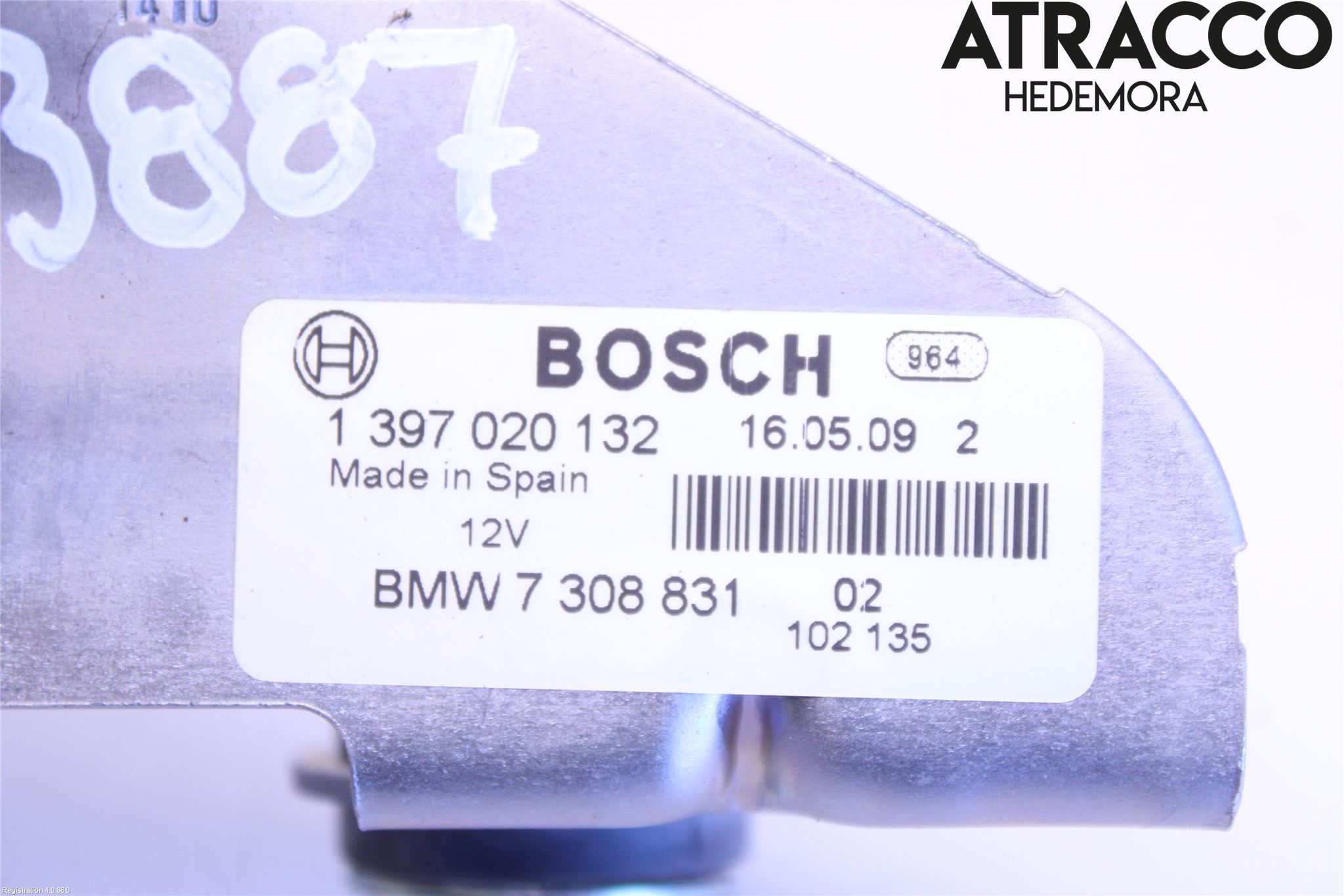BMW 5 F10/F11/F18 09-17 Bakluke-Lokk Låsekasse