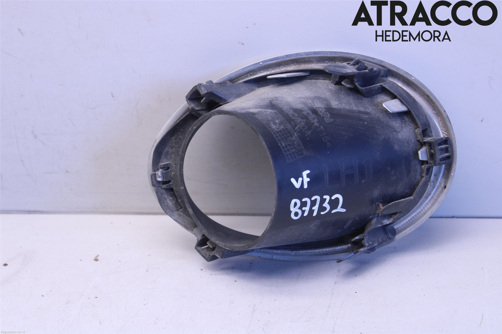Nissan QASHQAI 14-17 Frontlykt Kurve-Tåkelys Ramme