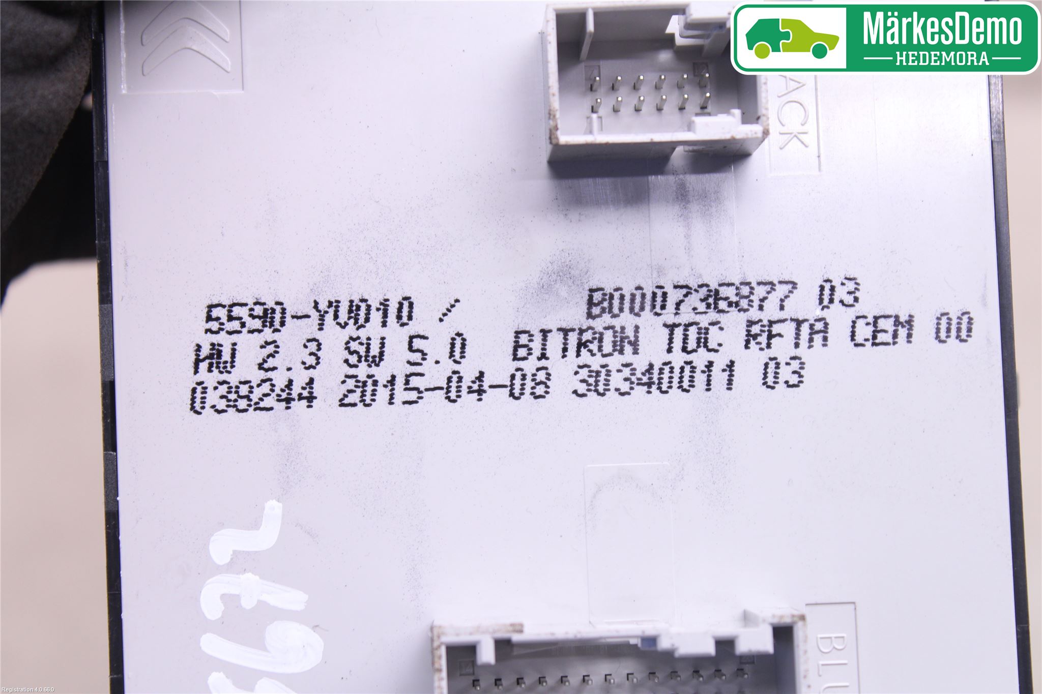 Peugeot 108 15-22 Varme Ac Betjening-Display