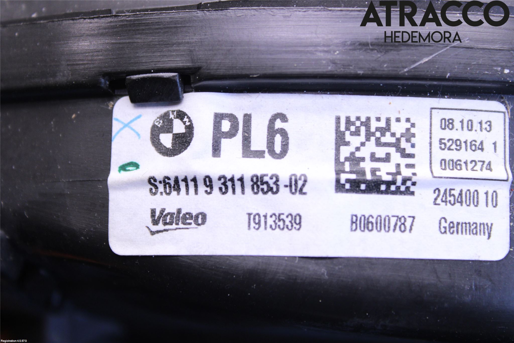BMW 5 GT F07 09-17 Varmeapparat Viftemotor