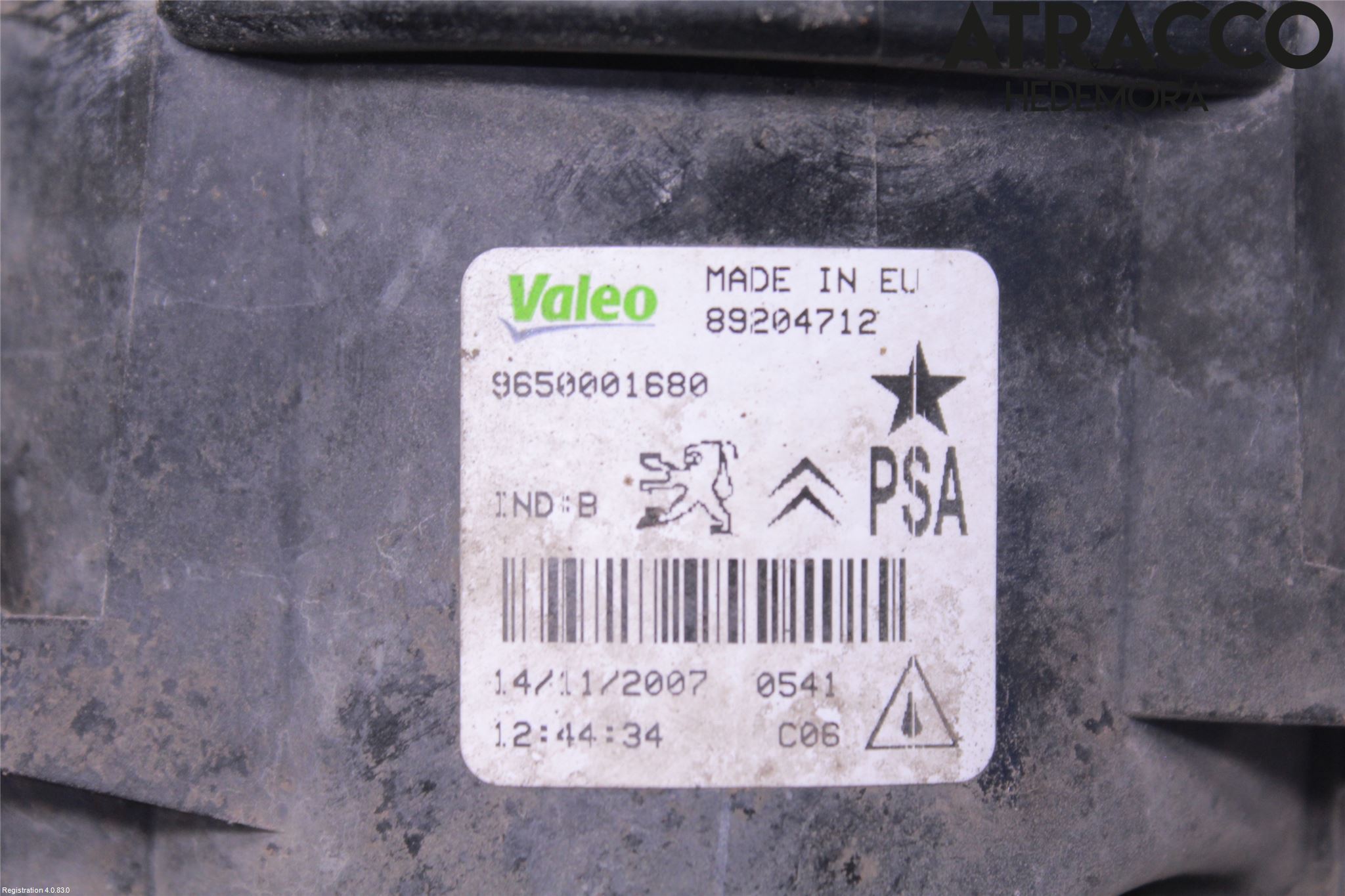 Peugeot 307     05-08 Frontlykt-Kurve-Tåkelys