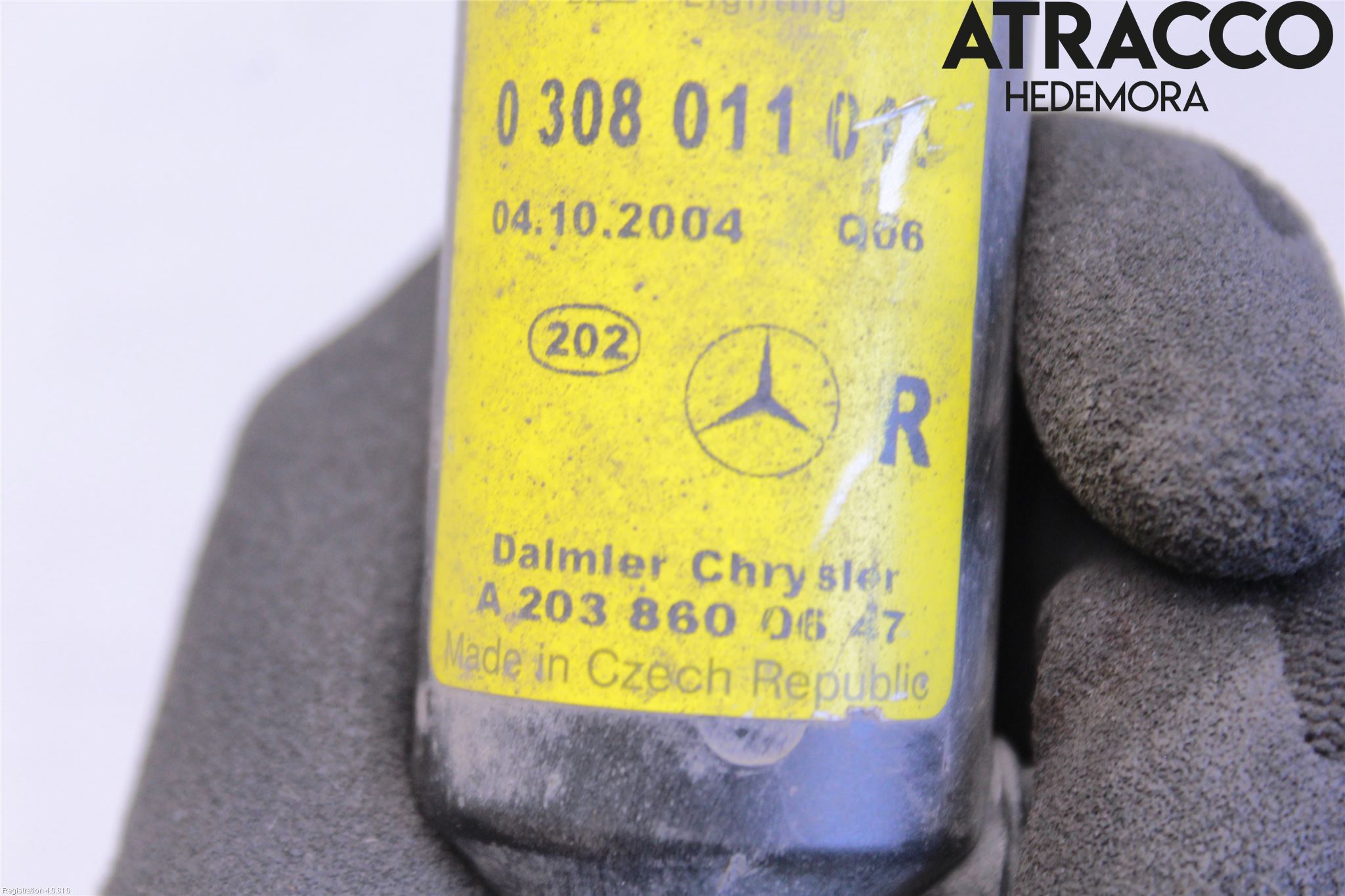 Mercedes-Benz MB C (203) 00-07 Spylerdyse Frontlykter