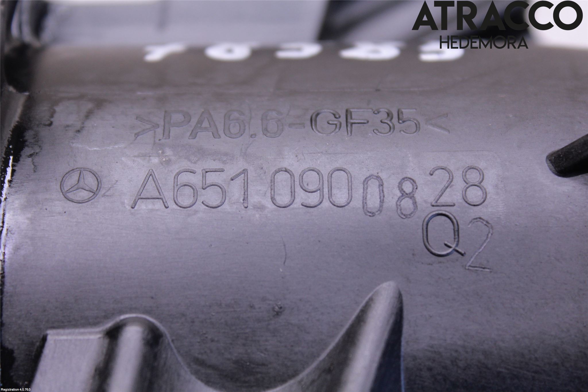 Mercedes-Benz MB A-KLASS (W176) 13-18 Intercooler Rør-Slange