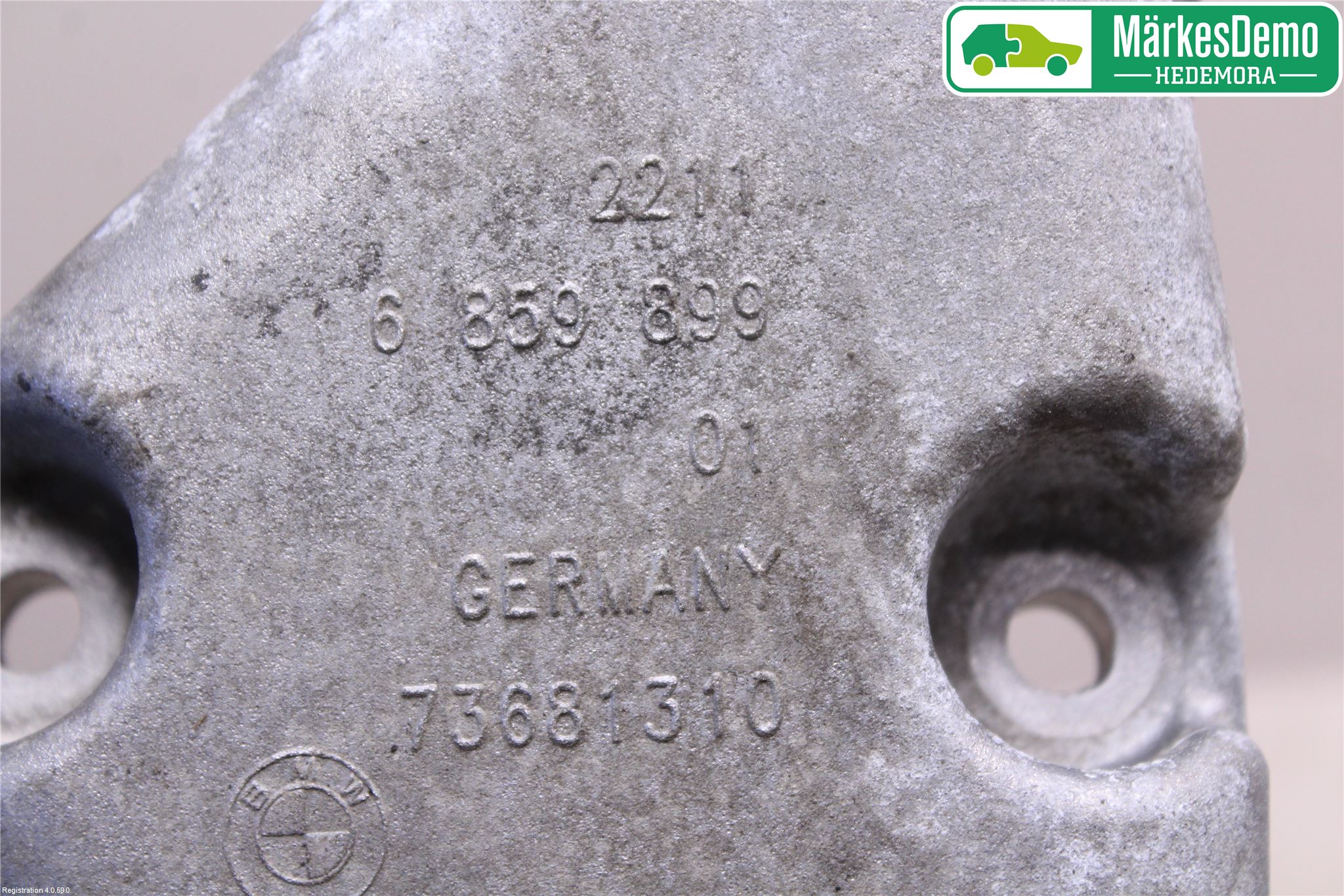 BMW 5 F10/F11/F18 09-17 Motor Feste Stål-Alu