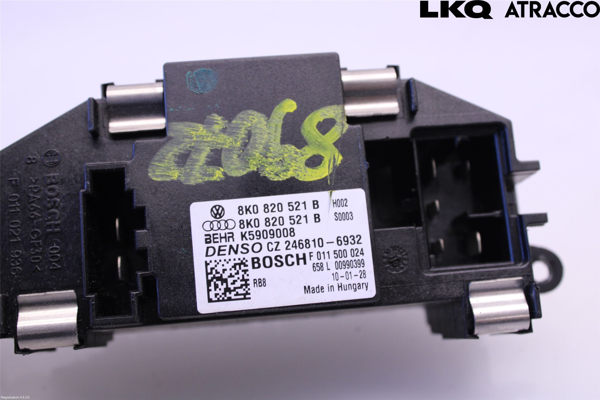Audi A4/S4 08-11 Varmeapparat Viftemotstand