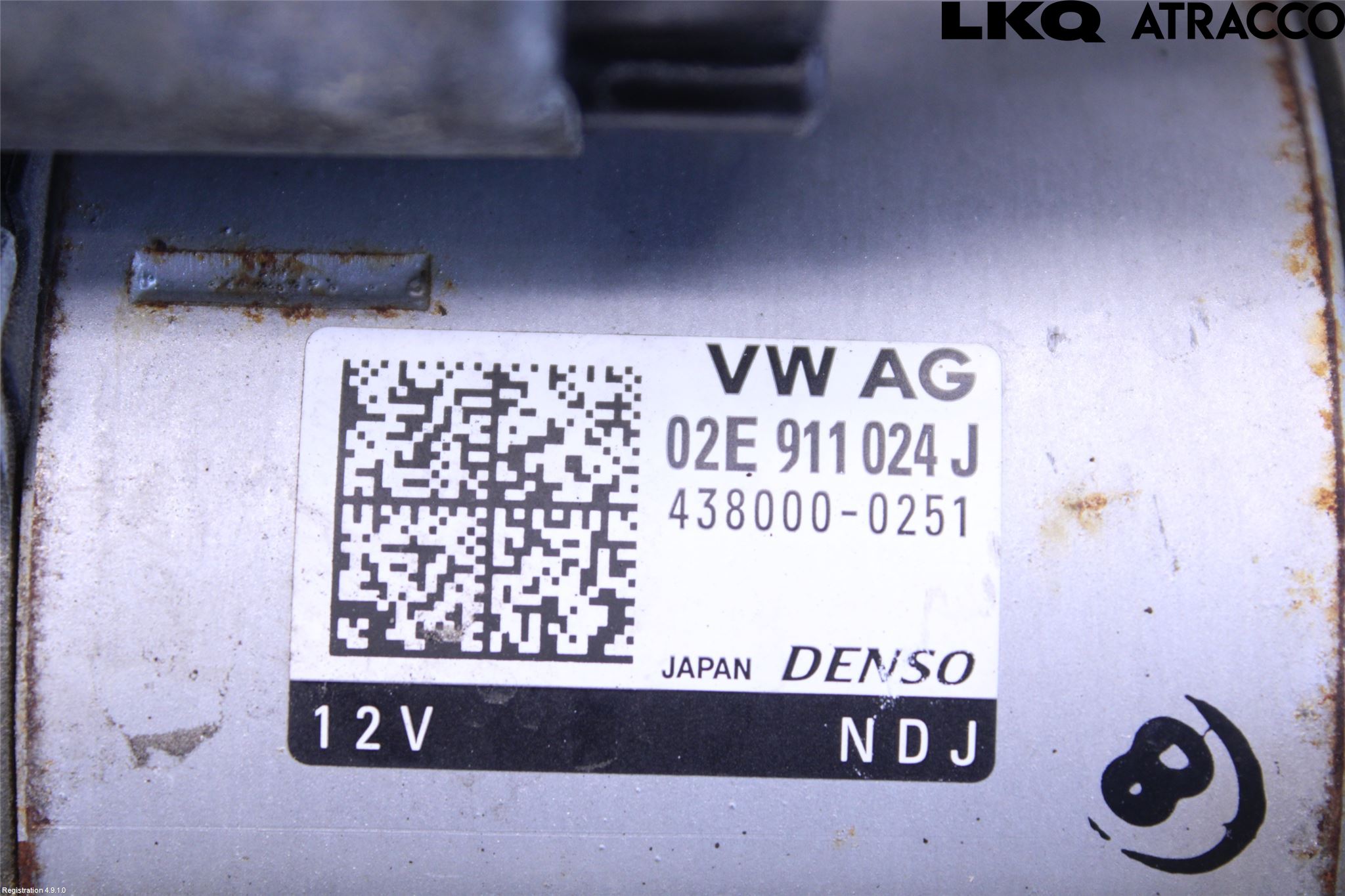 Volkswagen VW PASSAT 15-19 Startmotor Diesel