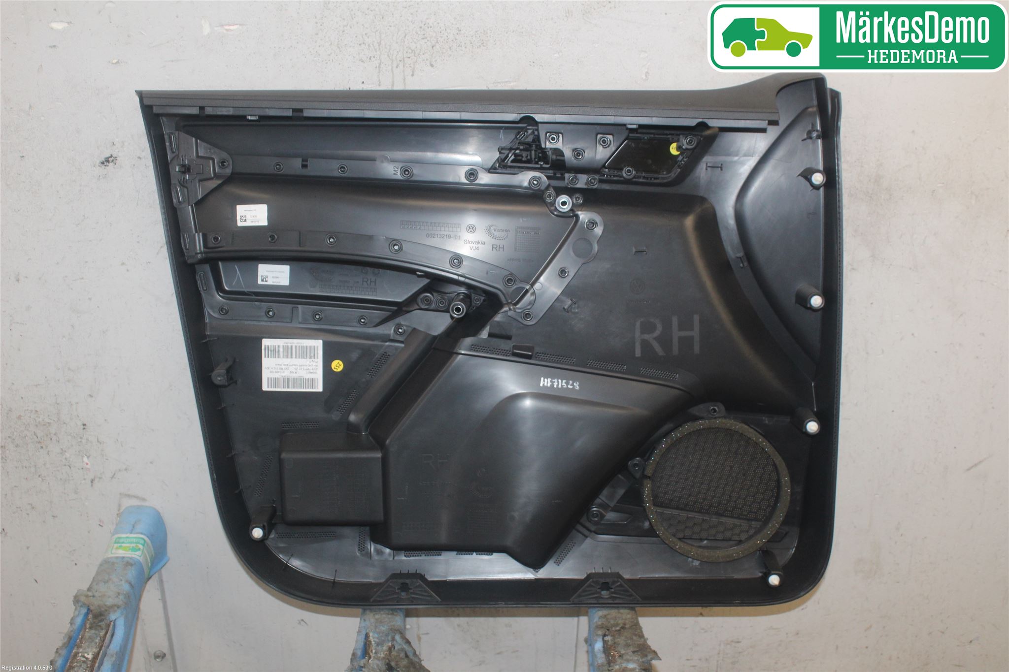 Volkswagen VW CADDY 16-20 Innr Sidetrekk-Deksel