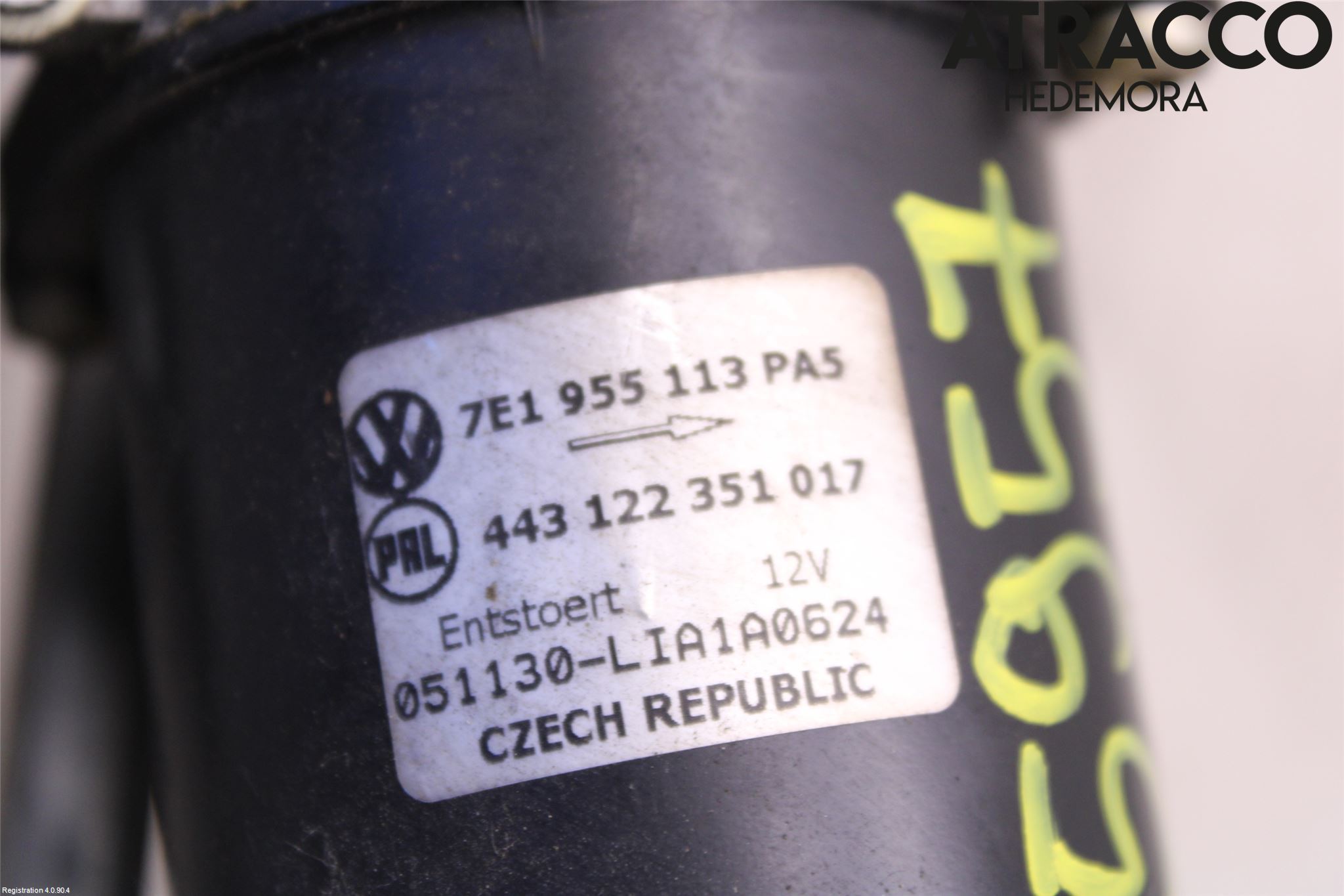 Volkswagen VW TRANSP/CARAVELLE (T5) 04-15 Viskermotor Frontrute